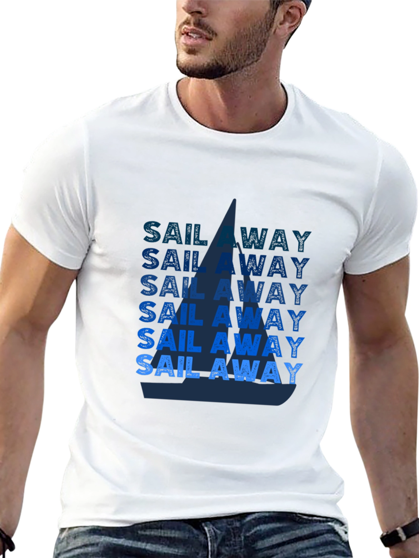Sail Away T-Shirt - Nautical Graphic Tee