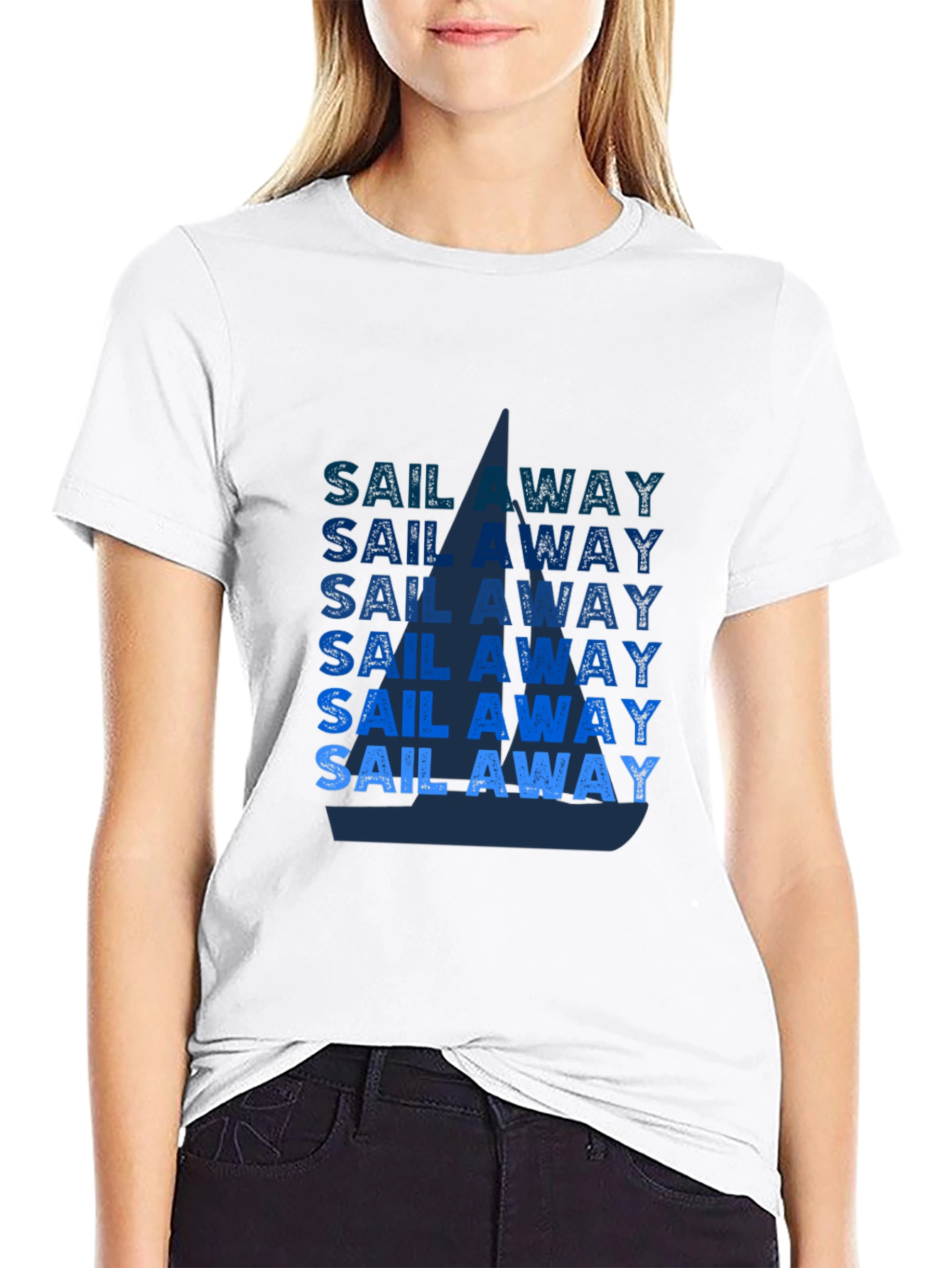 Sail Away T-Shirt - Nautical Graphic Tee