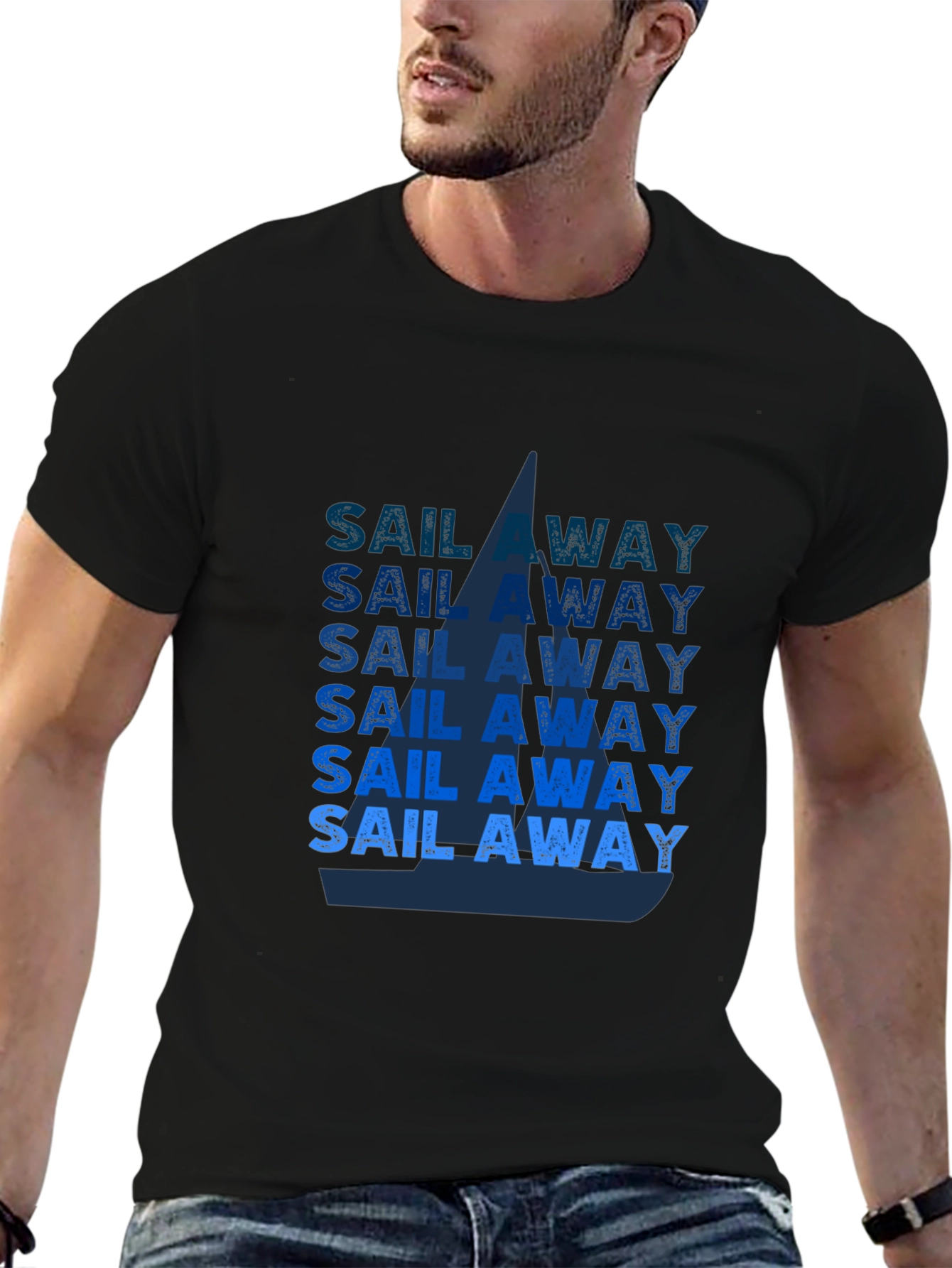Sail Away T-Shirt - Nautical Graphic Tee
