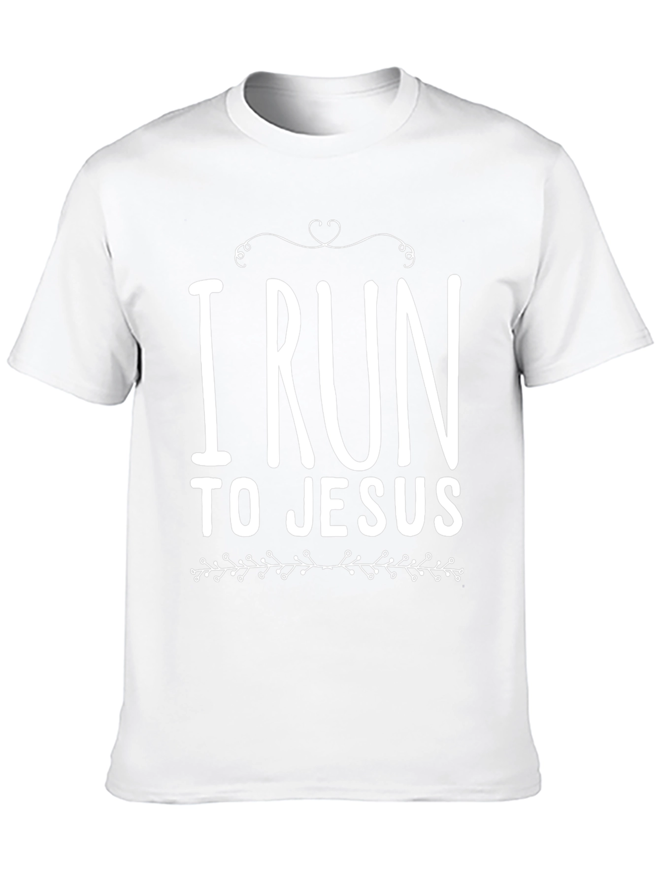 I Run To Jesus Christian T-Shirt