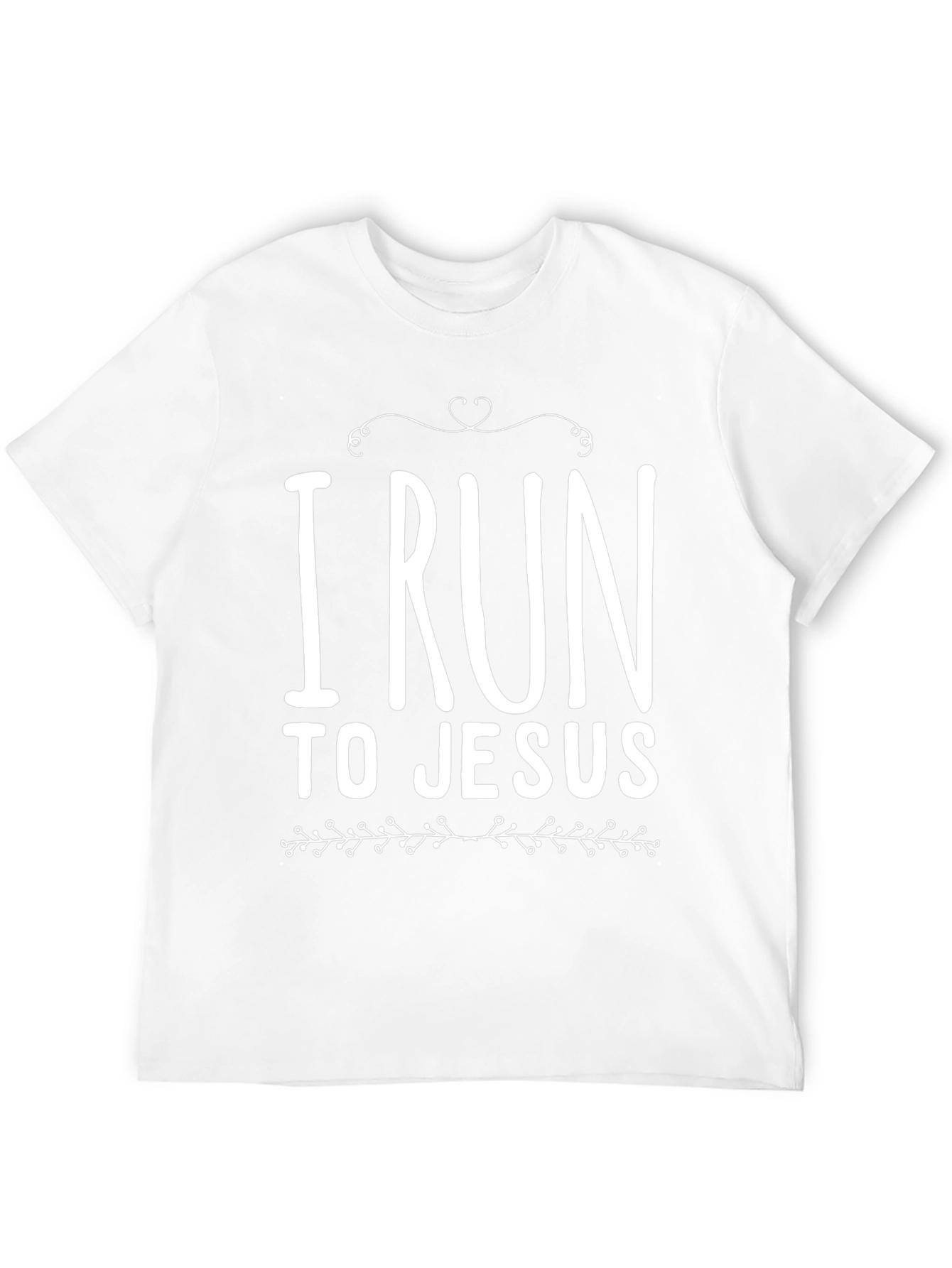 I Run To Jesus Christian T-Shirt