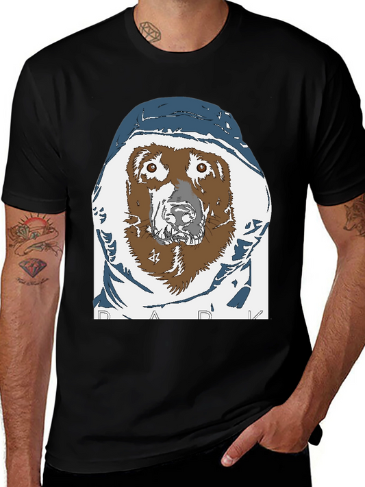 Dog in a Hoodie Graphic Tee - DARK