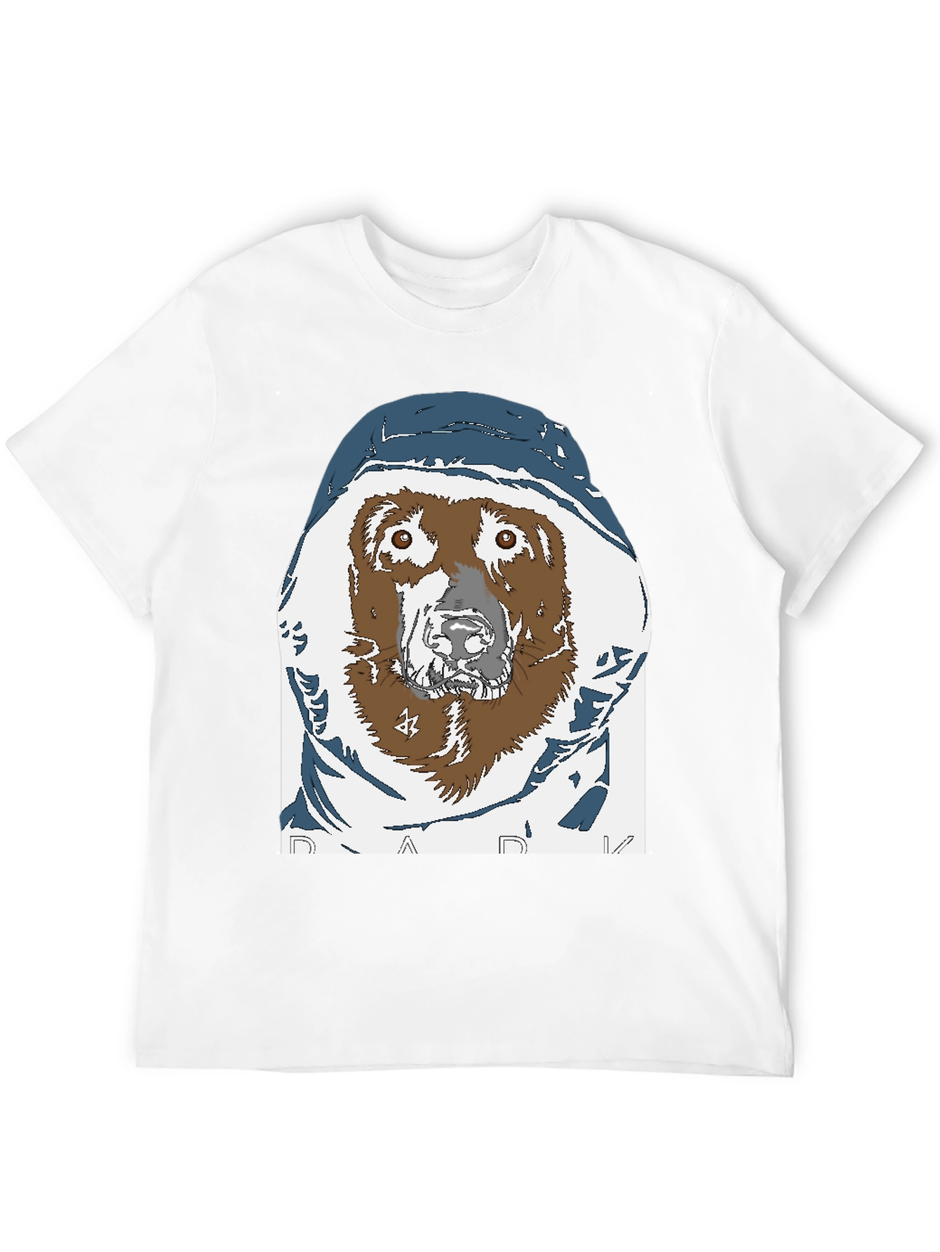 Dog in a Hoodie Graphic Tee - DARK