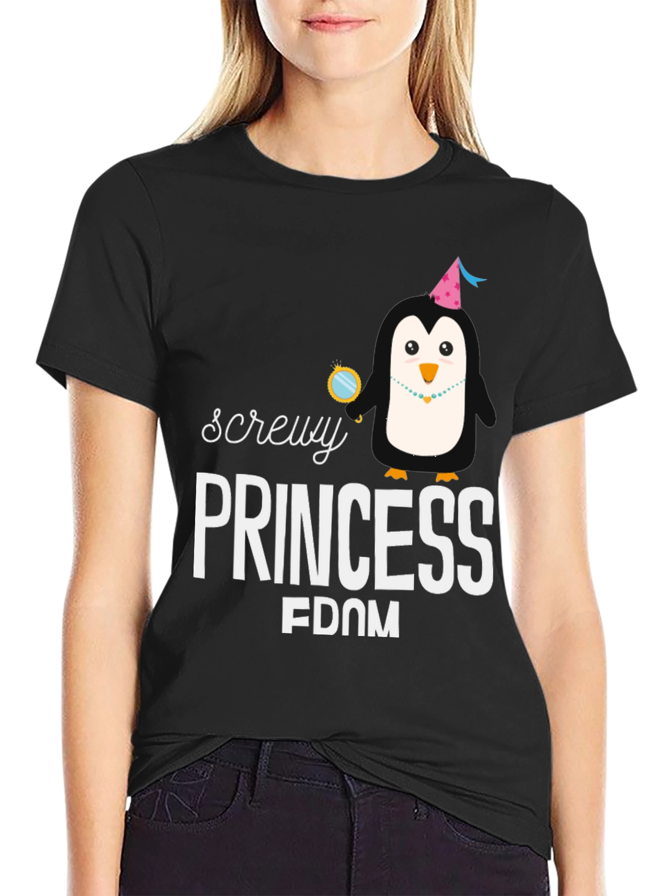 Screw You Princess Penguin Tee