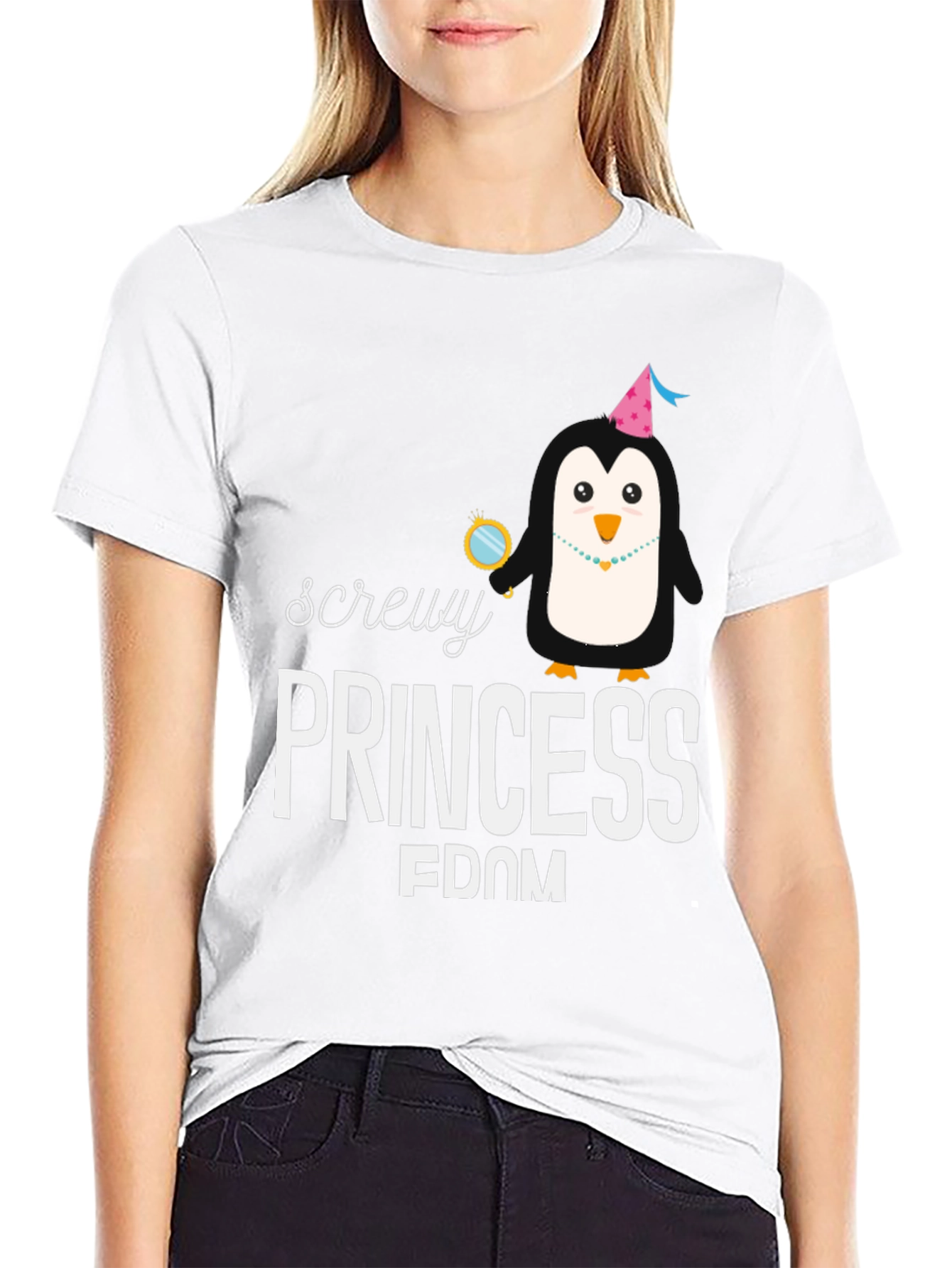 Screw You Princess Penguin Tee
