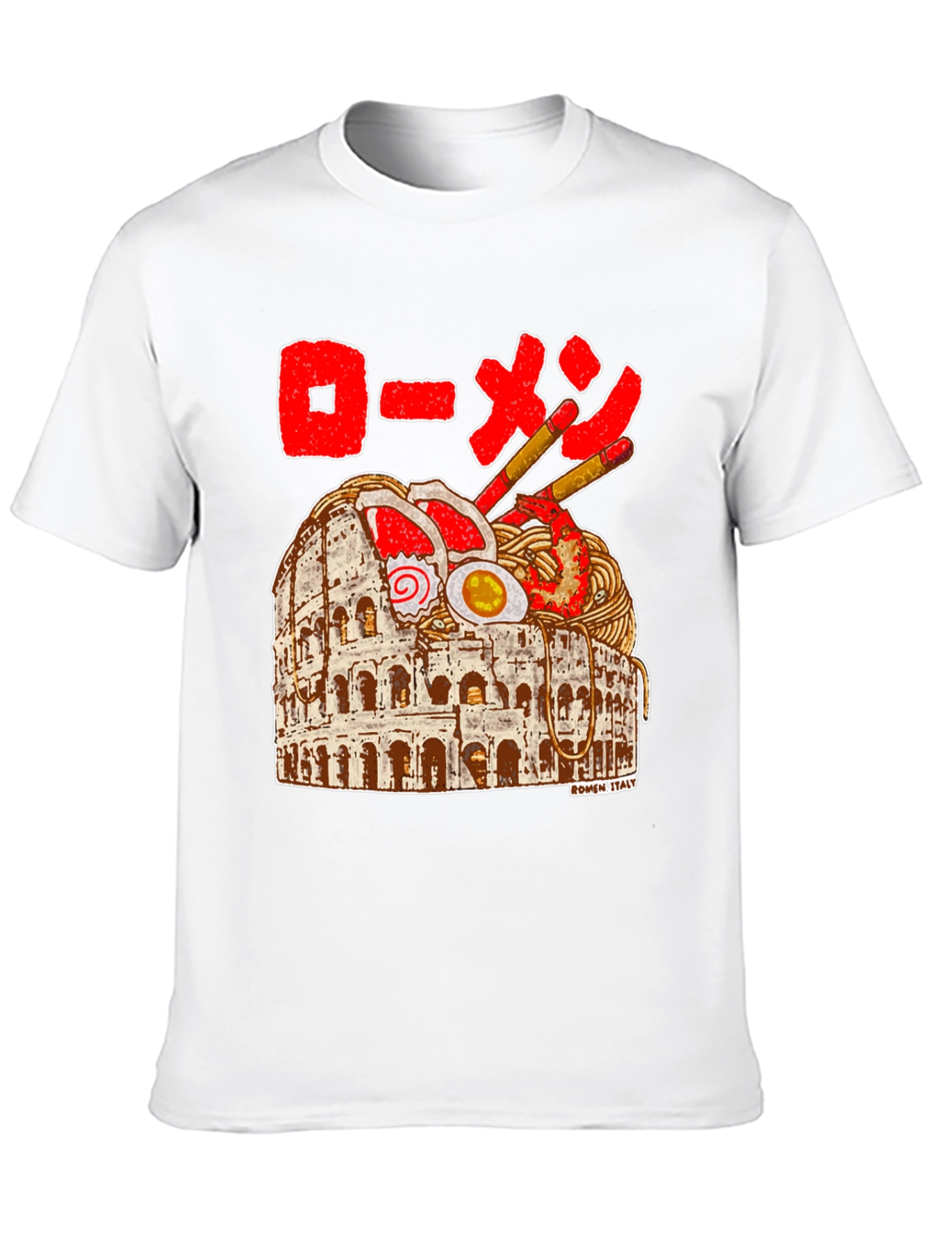 Ramen Colosseum T-Shirt - Funny Italy Travel Tee