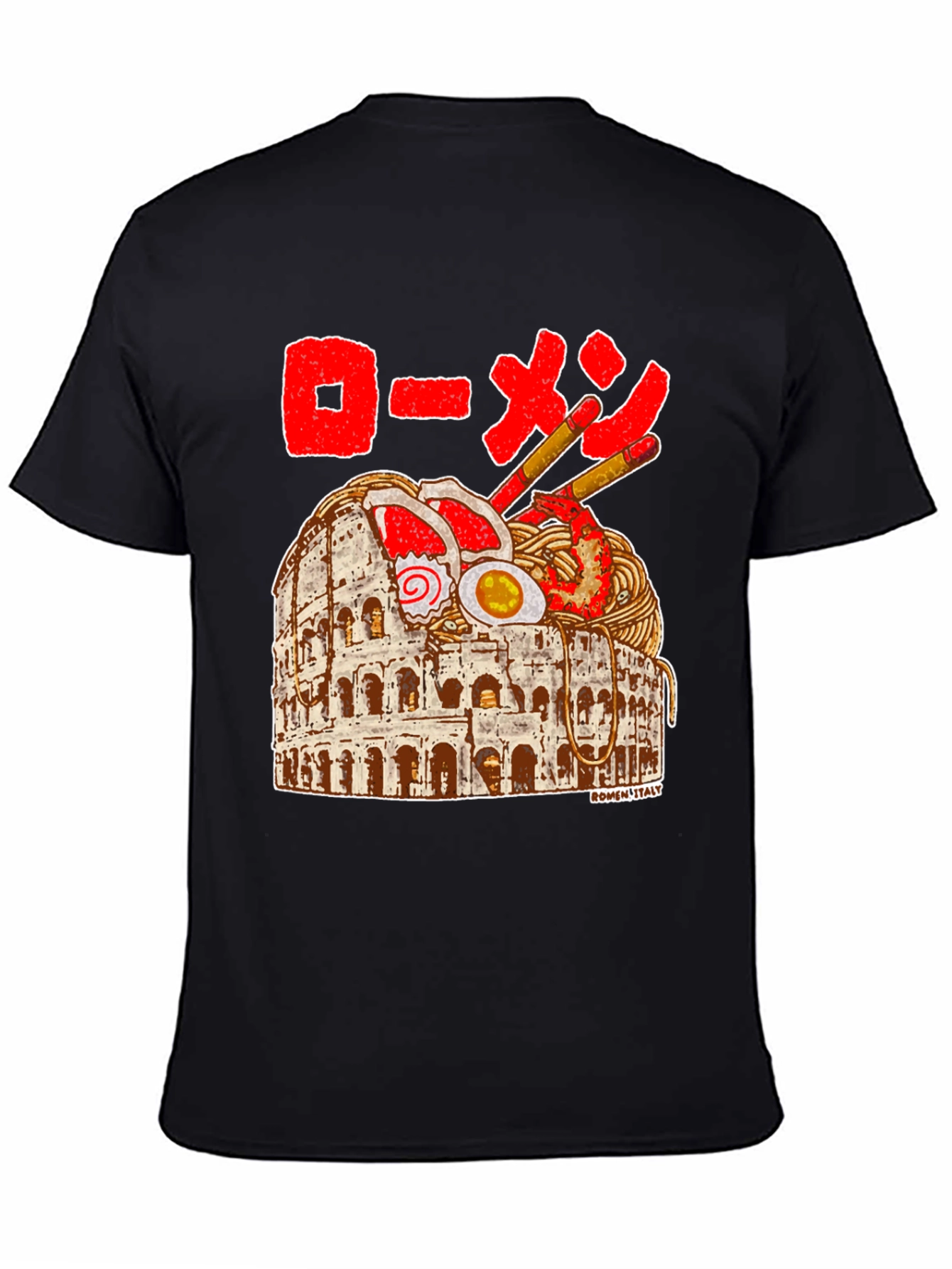 Ramen Colosseum T-Shirt - Funny Italy Travel Tee