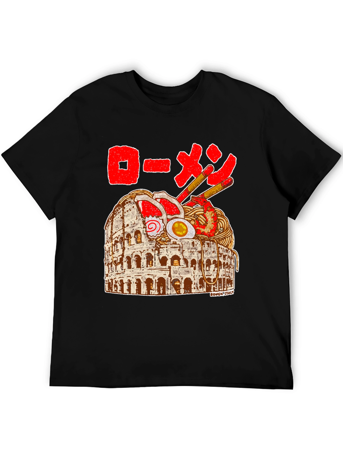 Ramen Colosseum T-Shirt - Funny Italy Travel Tee