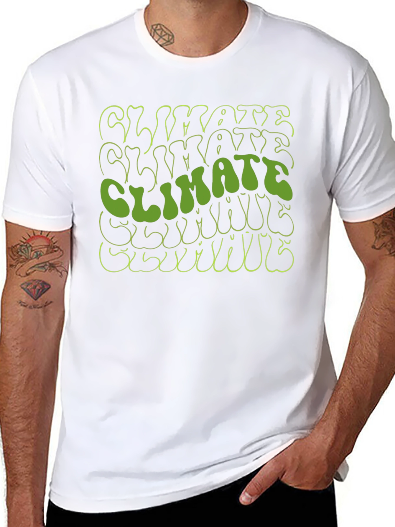Climate Change T-Shirt - Retro Style Design