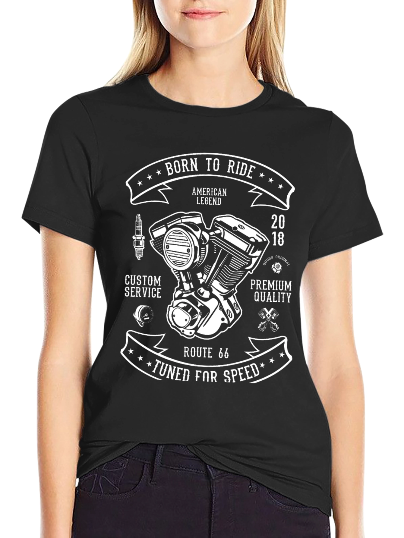 Born to Ride Motorcycle T-Shirt
