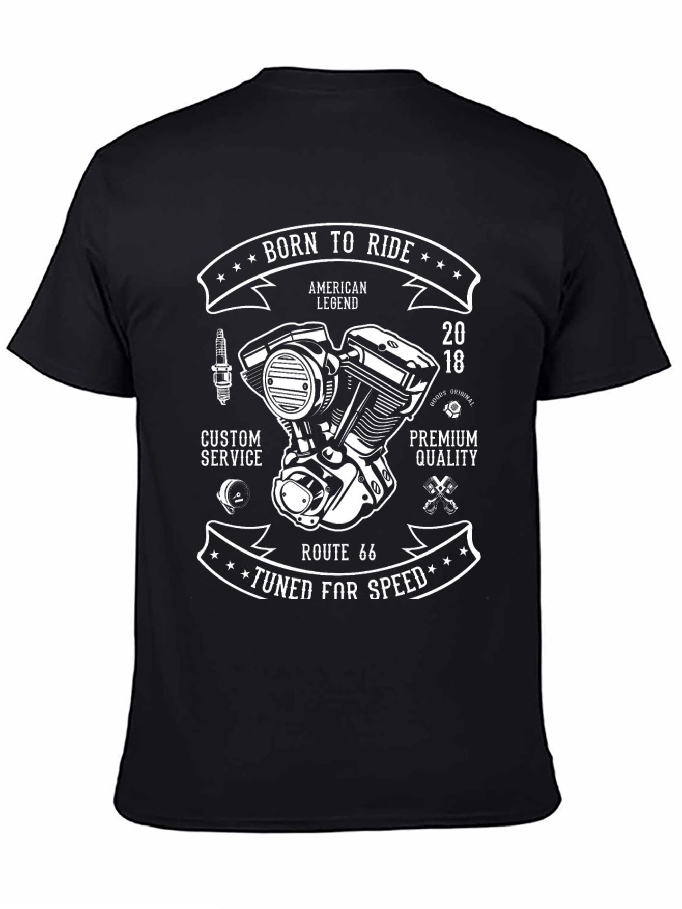 Born to Ride Motorcycle T-Shirt
