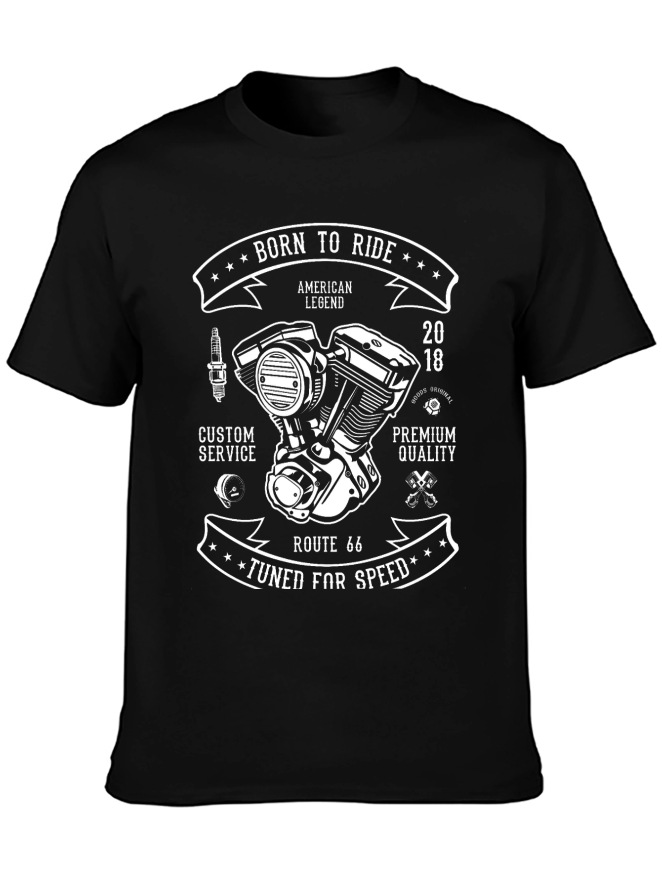 Born to Ride Motorcycle T-Shirt
