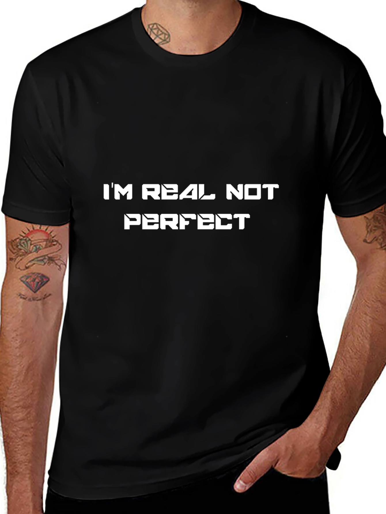 Im Real Not Perfect Graphic Tee
