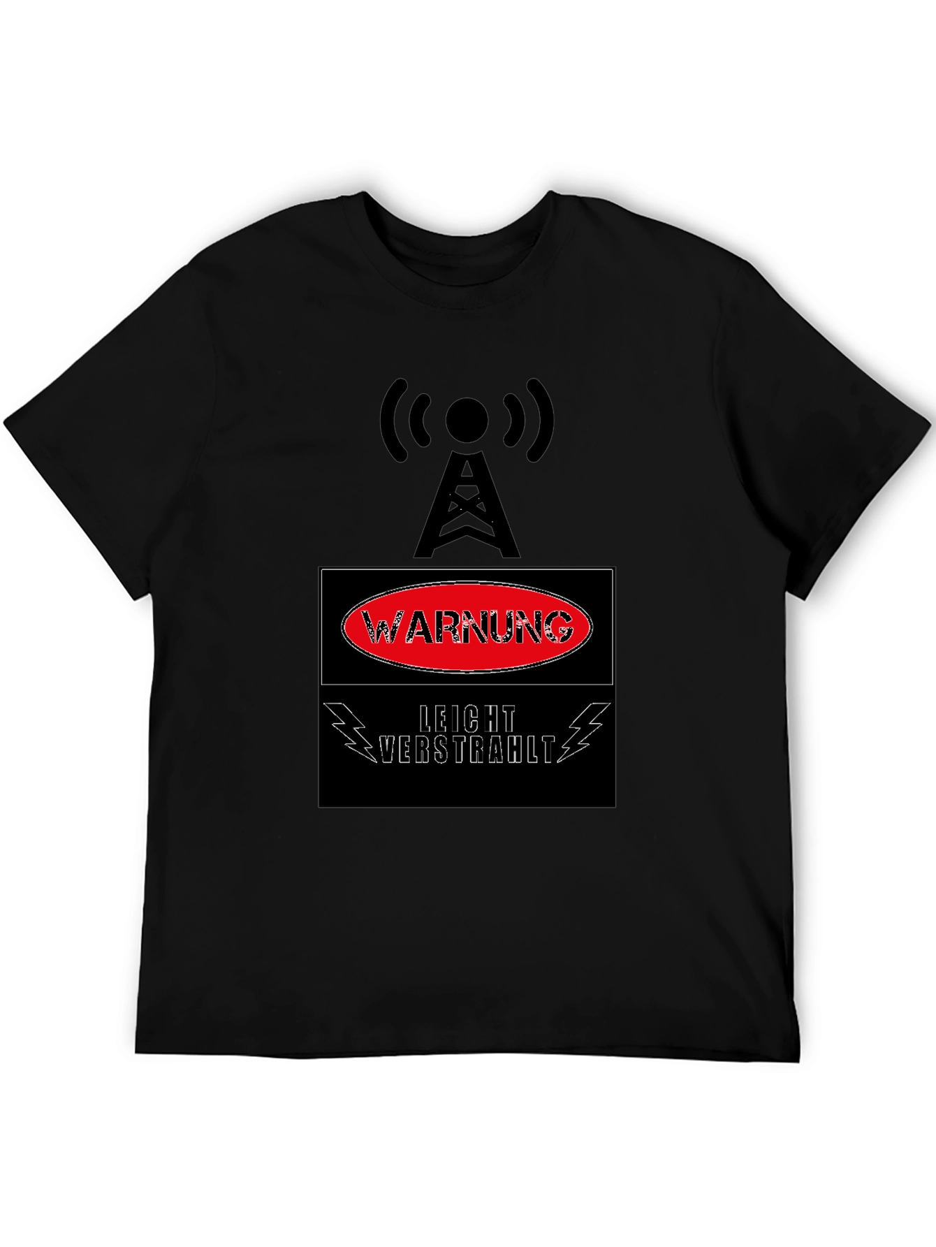 Warning Radiation Tower T-Shirt