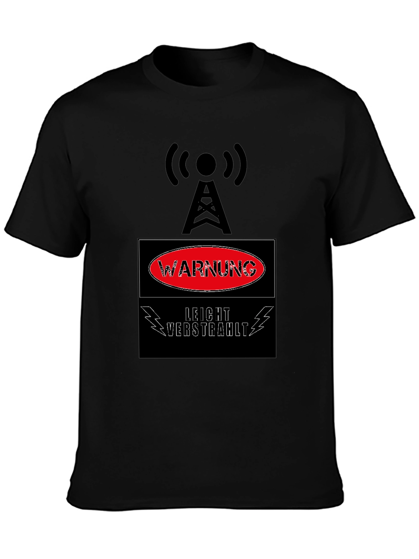 Warning Radiation Tower T-Shirt