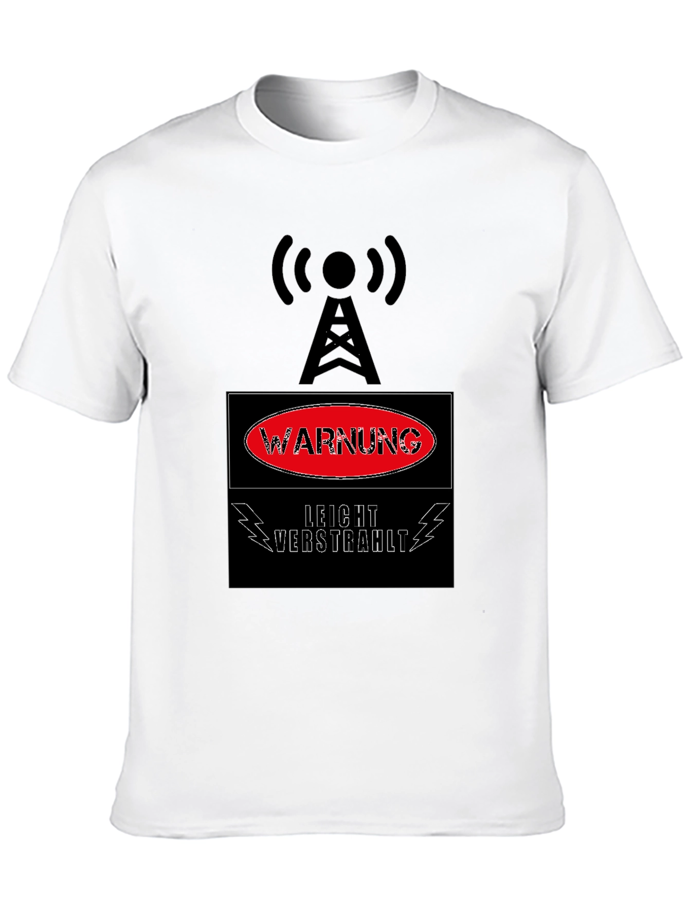 Warning Radiation Tower T-Shirt