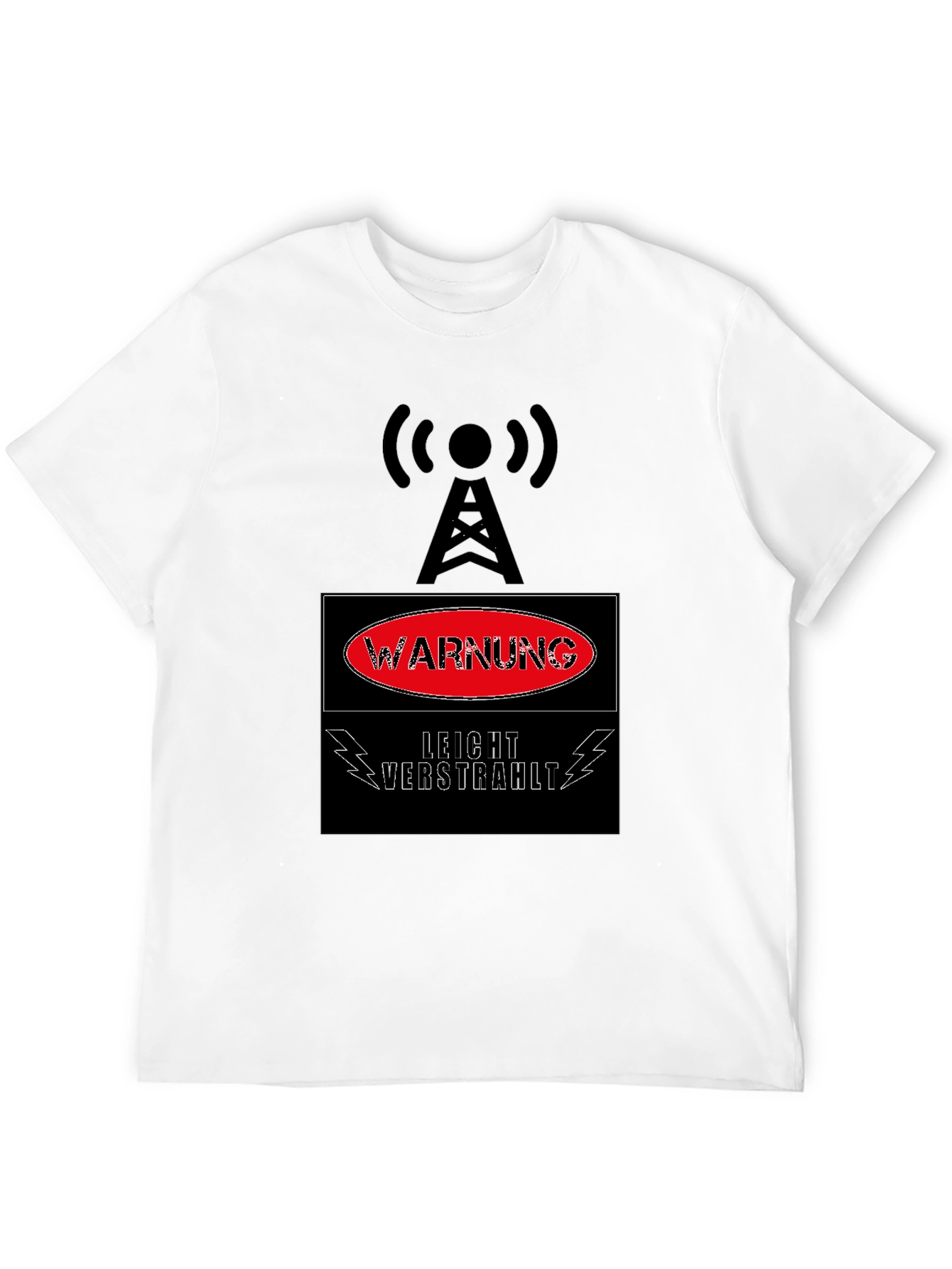 Warning Radiation Tower T-Shirt