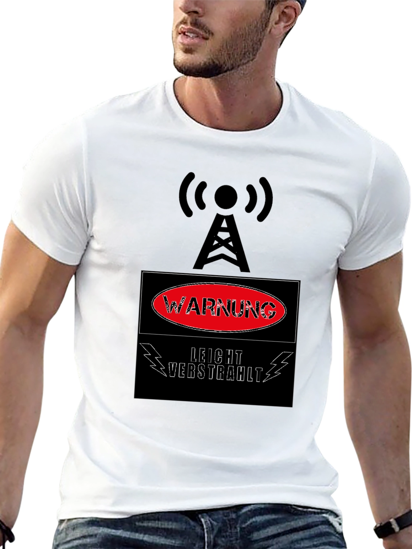 Warning Radiation Tower T-Shirt