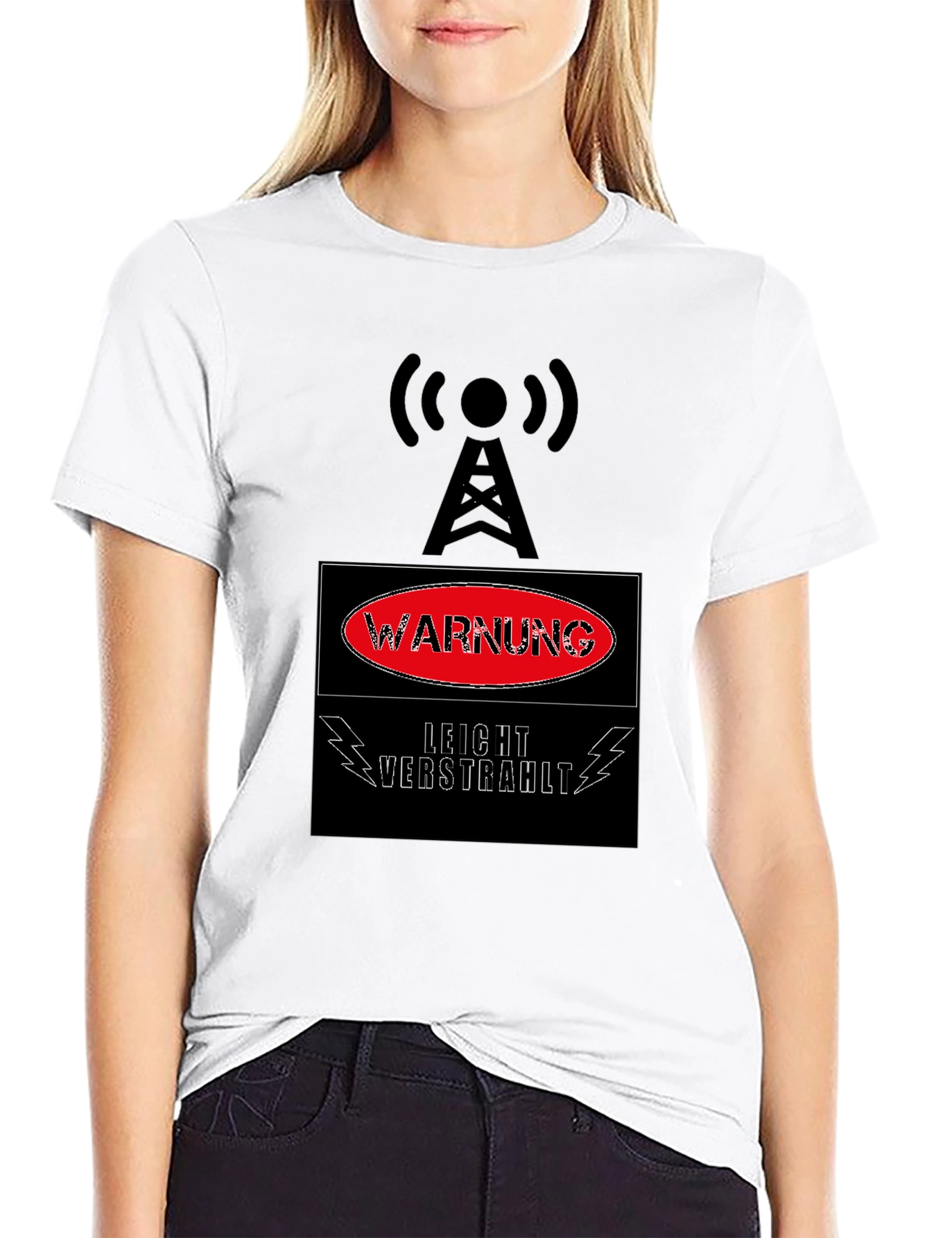 Warning Radiation Tower T-Shirt