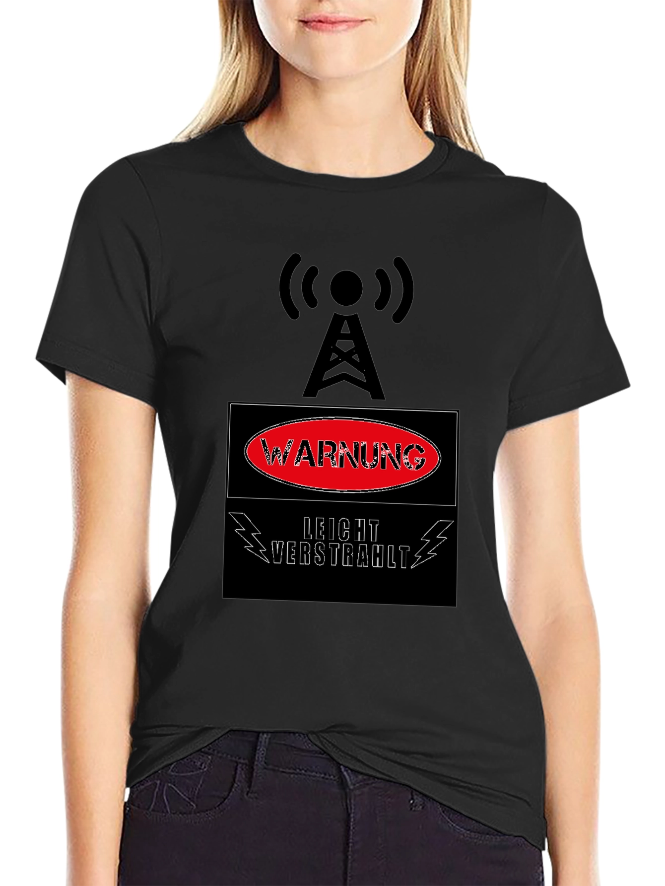 Warning Radiation Tower T-Shirt