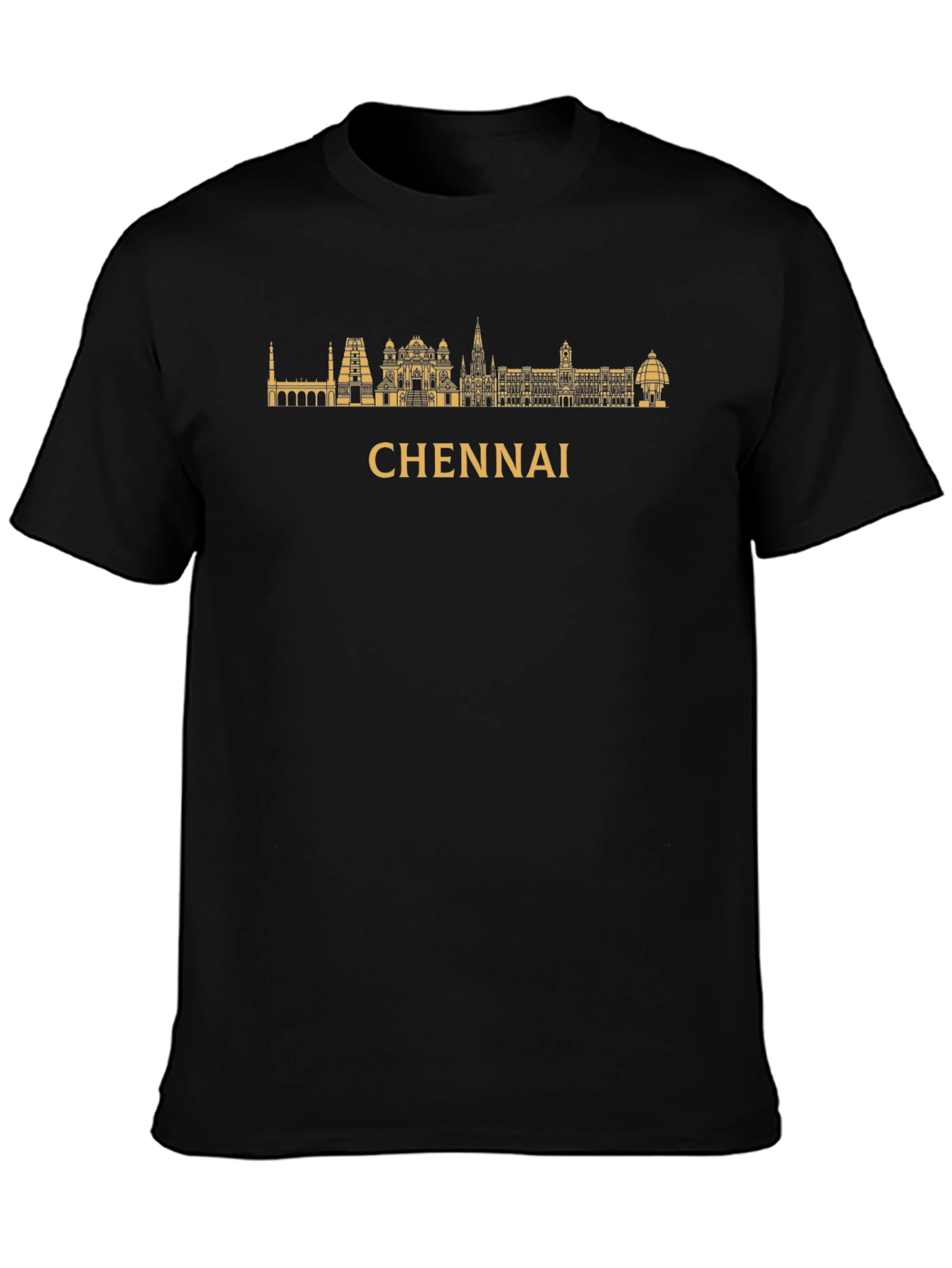 Chennai Skyline T-Shirt - City Pride Tee