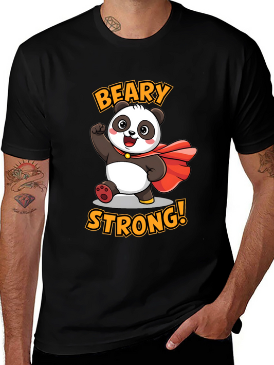 Beary Strong Panda Graphic Tee