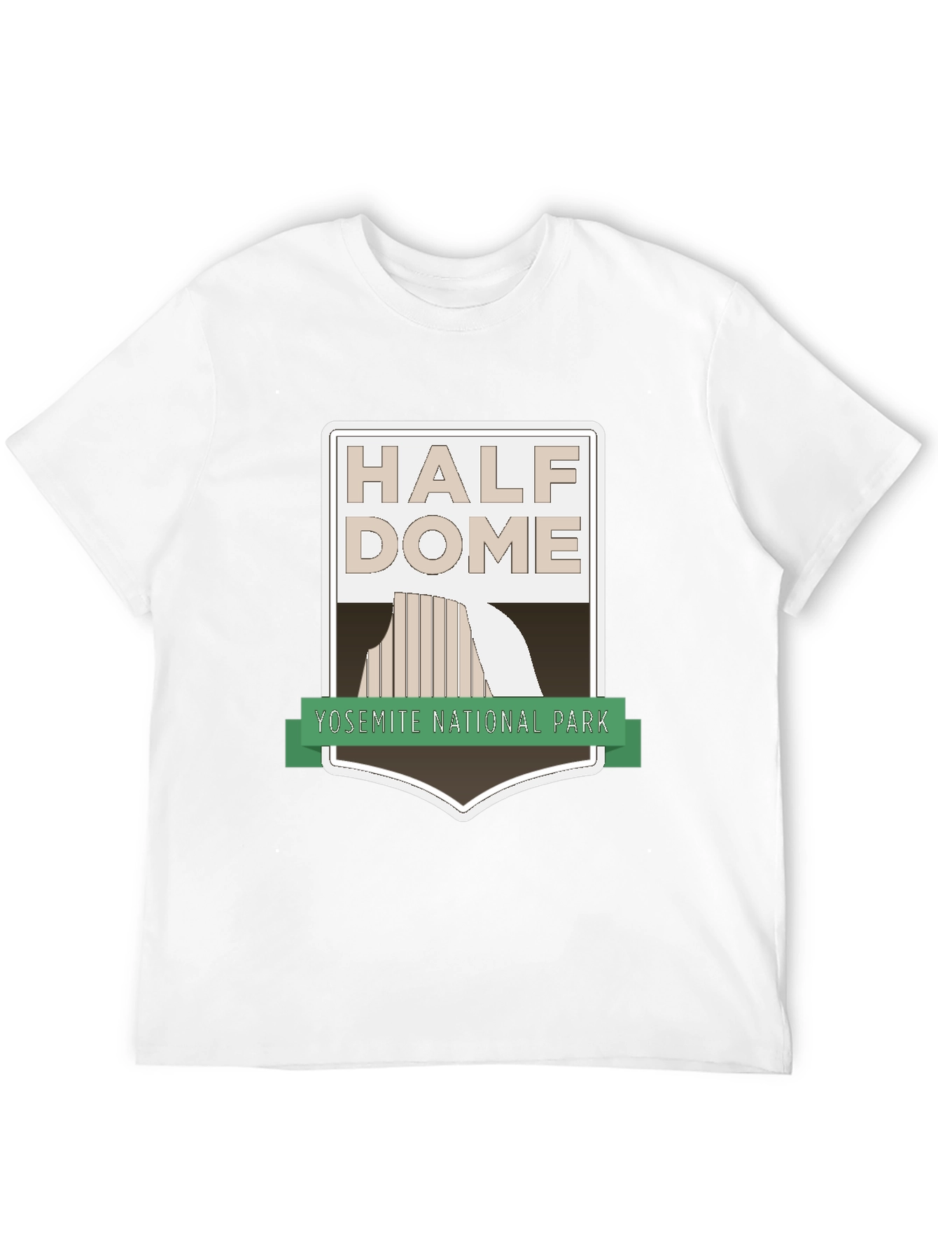 Half Dome Yosemite National Park Black T-Shirt