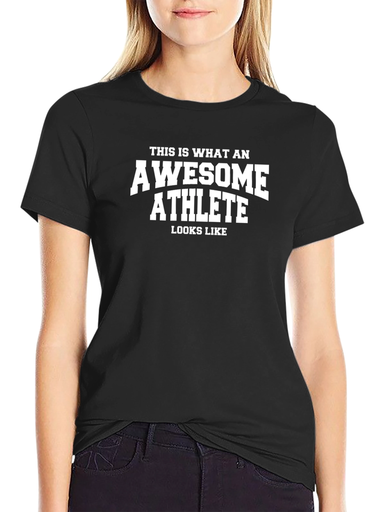 Awesome Athlete Graphic T-Shirt