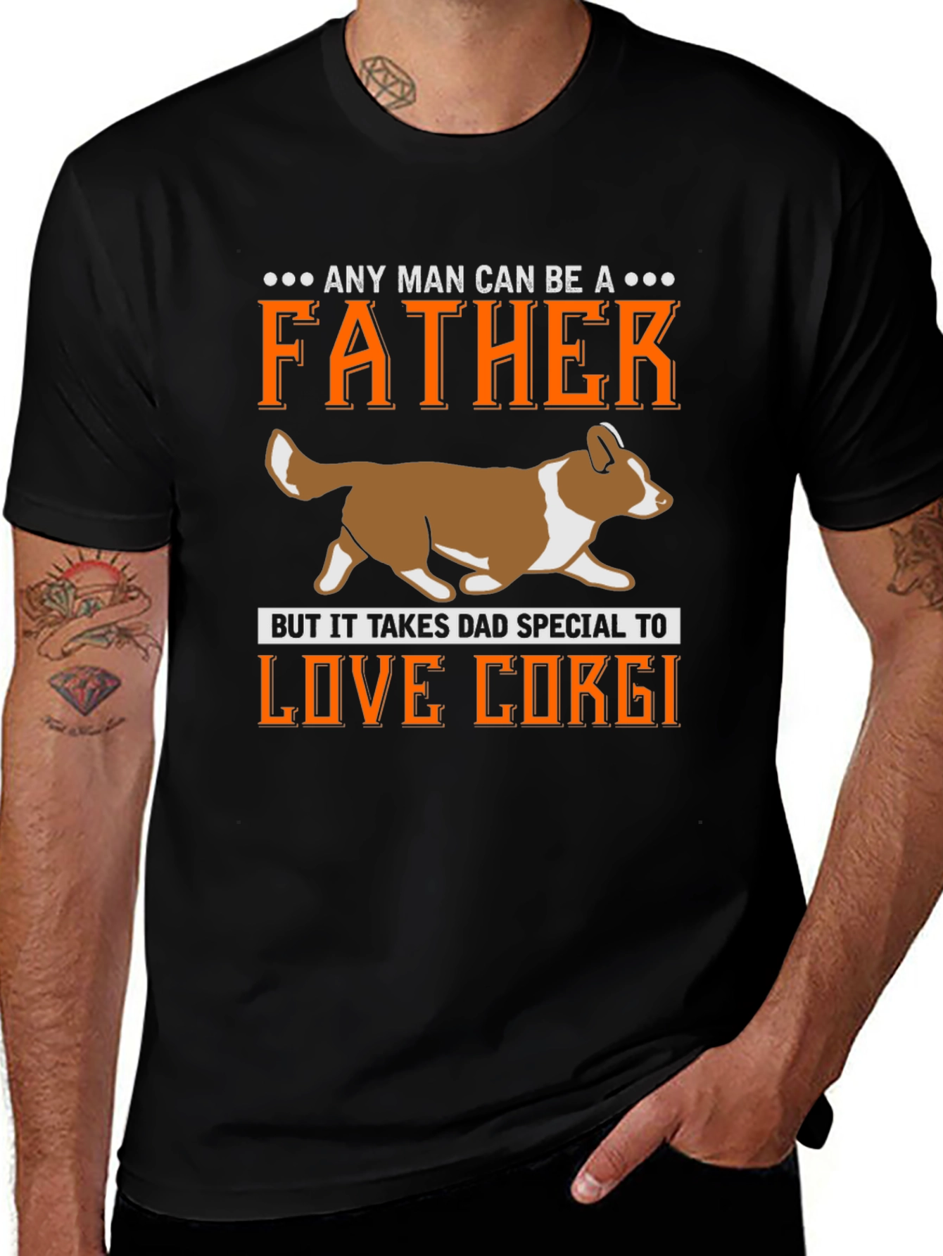Father Love Corgi T-Shirt