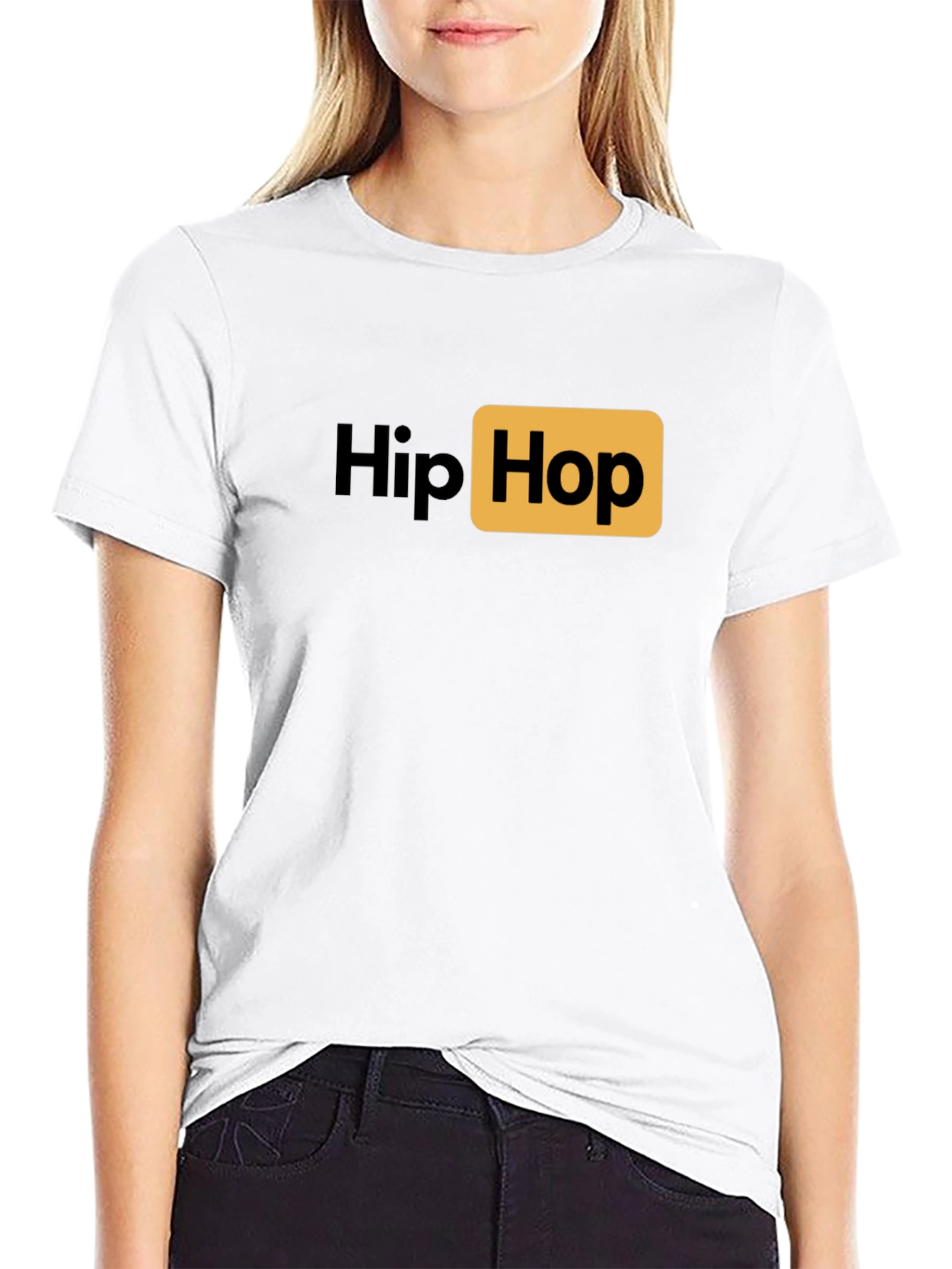 Hip Hop Logo T-Shirt - Casual Style