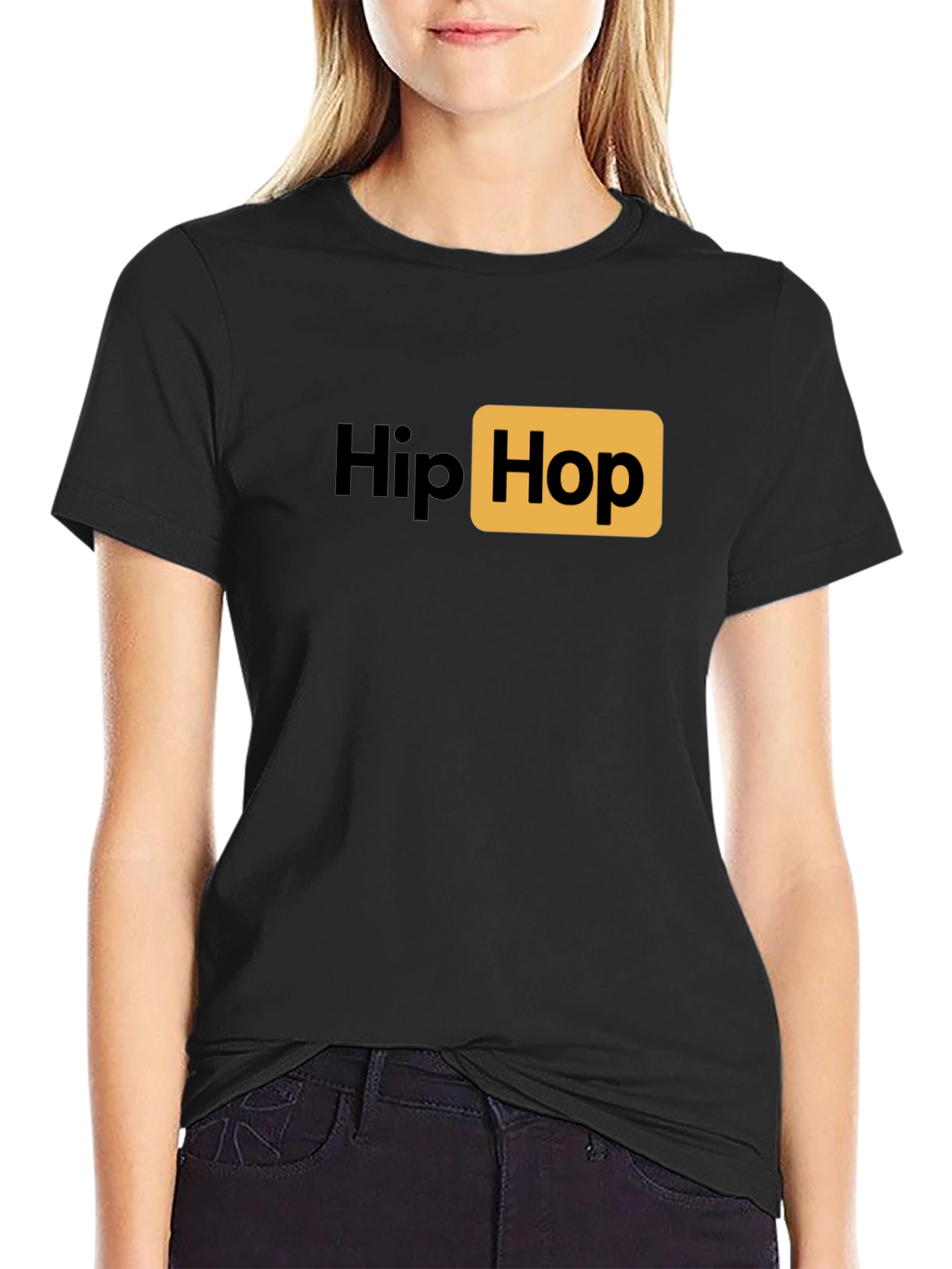 Hip Hop Logo T-Shirt - Casual Style