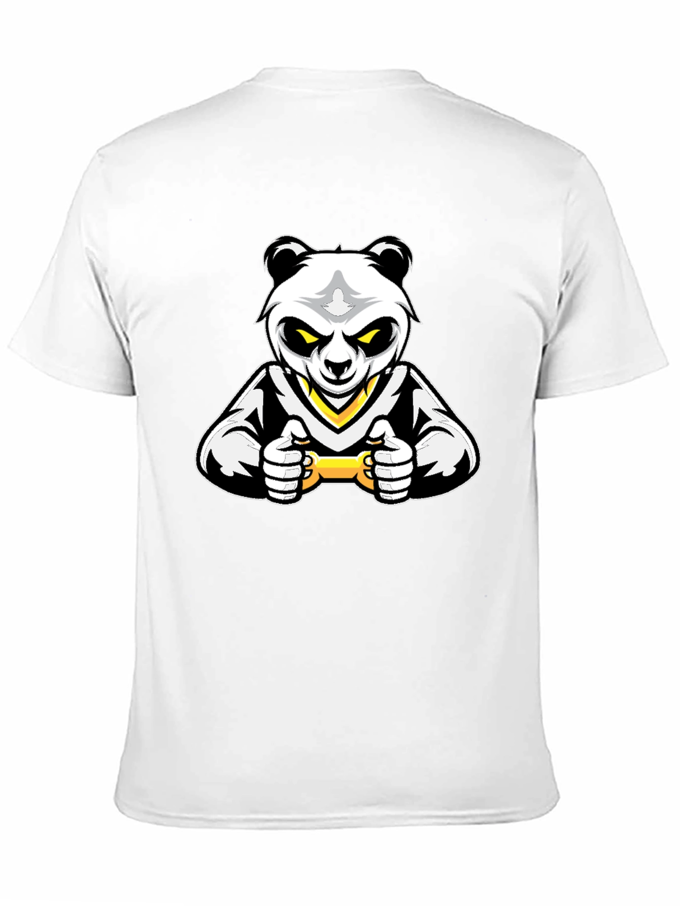 Gaming Panda Black T-Shirt - Level Up Your Style