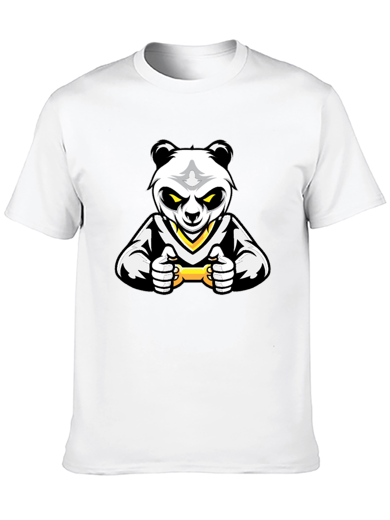 Gaming Panda Black T-Shirt - Level Up Your Style