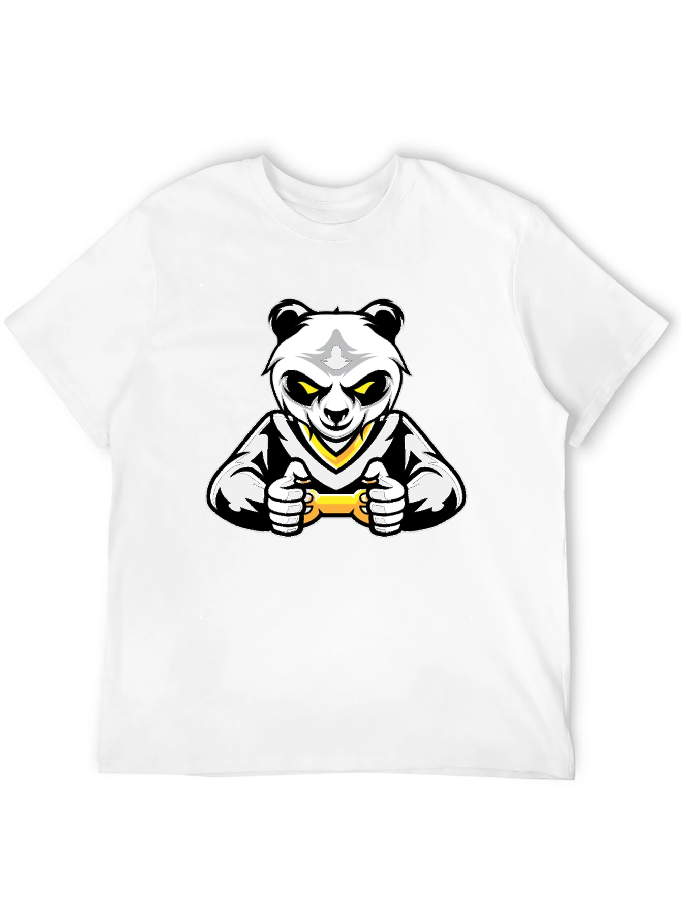 Gaming Panda Black T-Shirt - Level Up Your Style