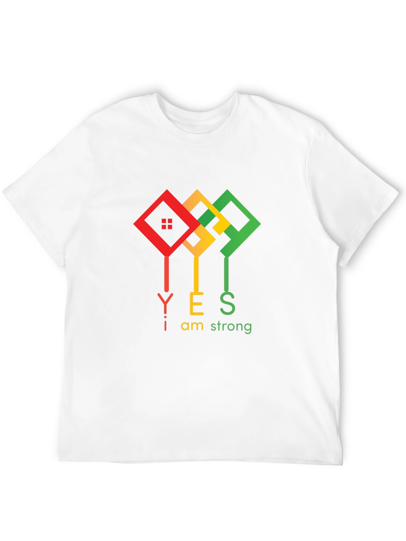 I am Strong Black T-Shirt