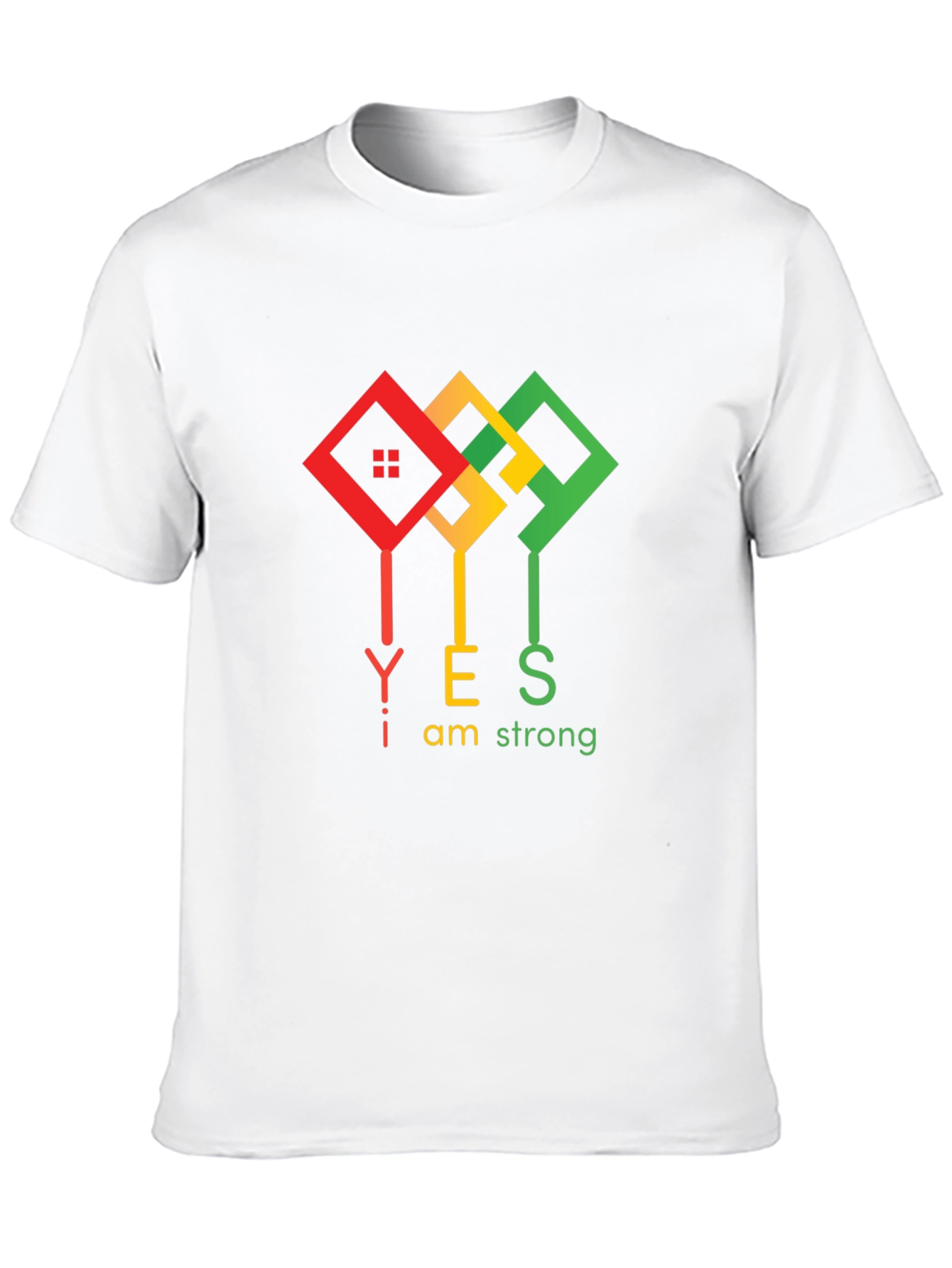 I am Strong Black T-Shirt