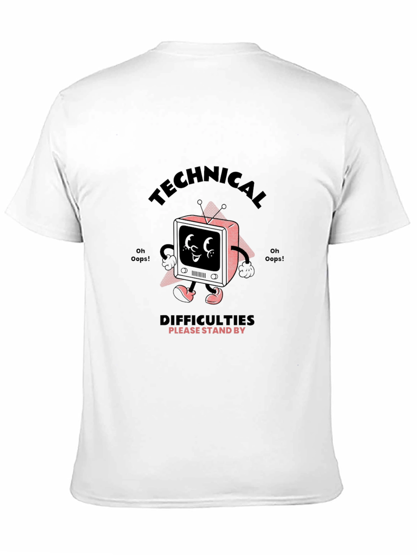 Technical Difficulties Stand By Graphic T-Shirt