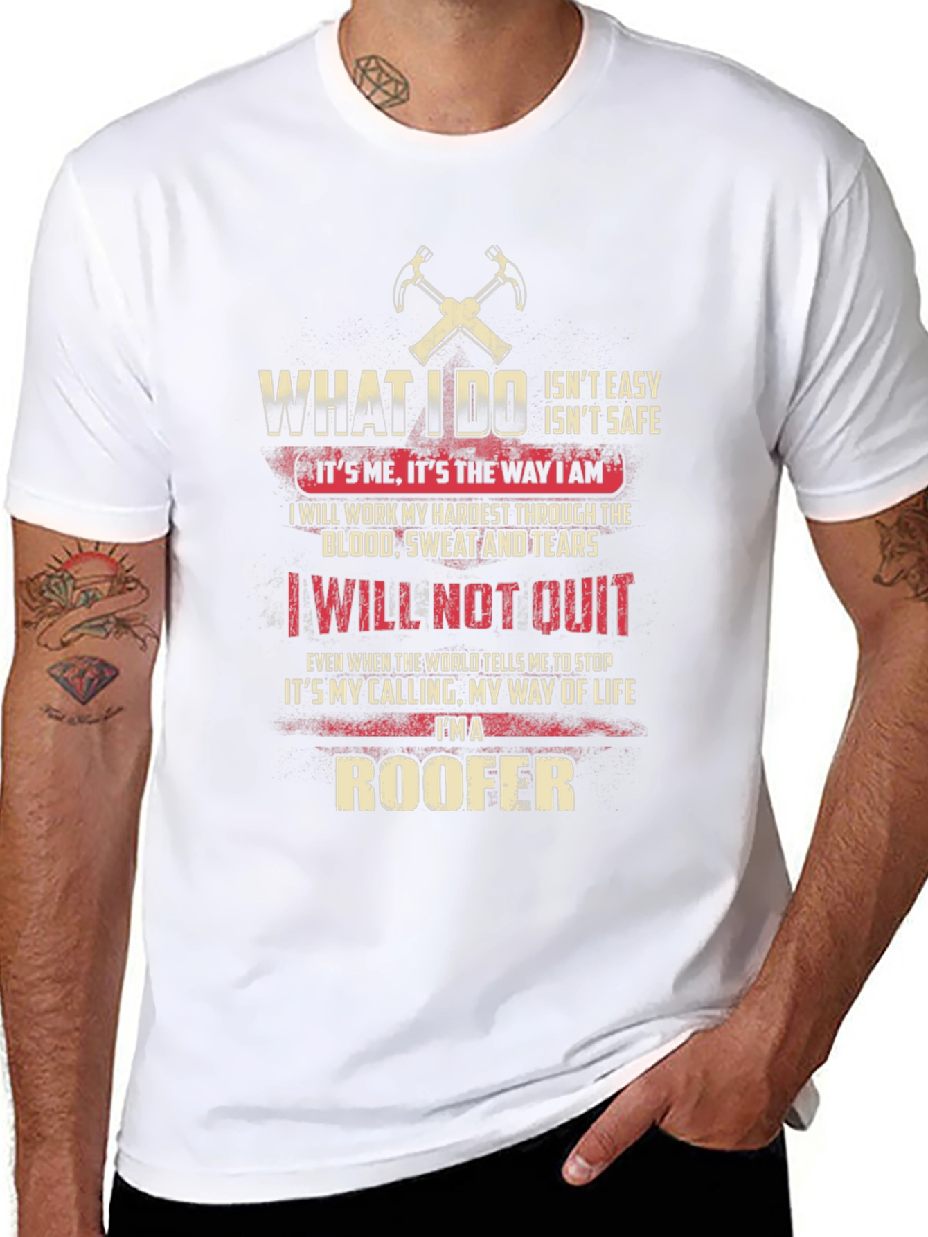 Roofer Graphic T-Shirt - What I Do