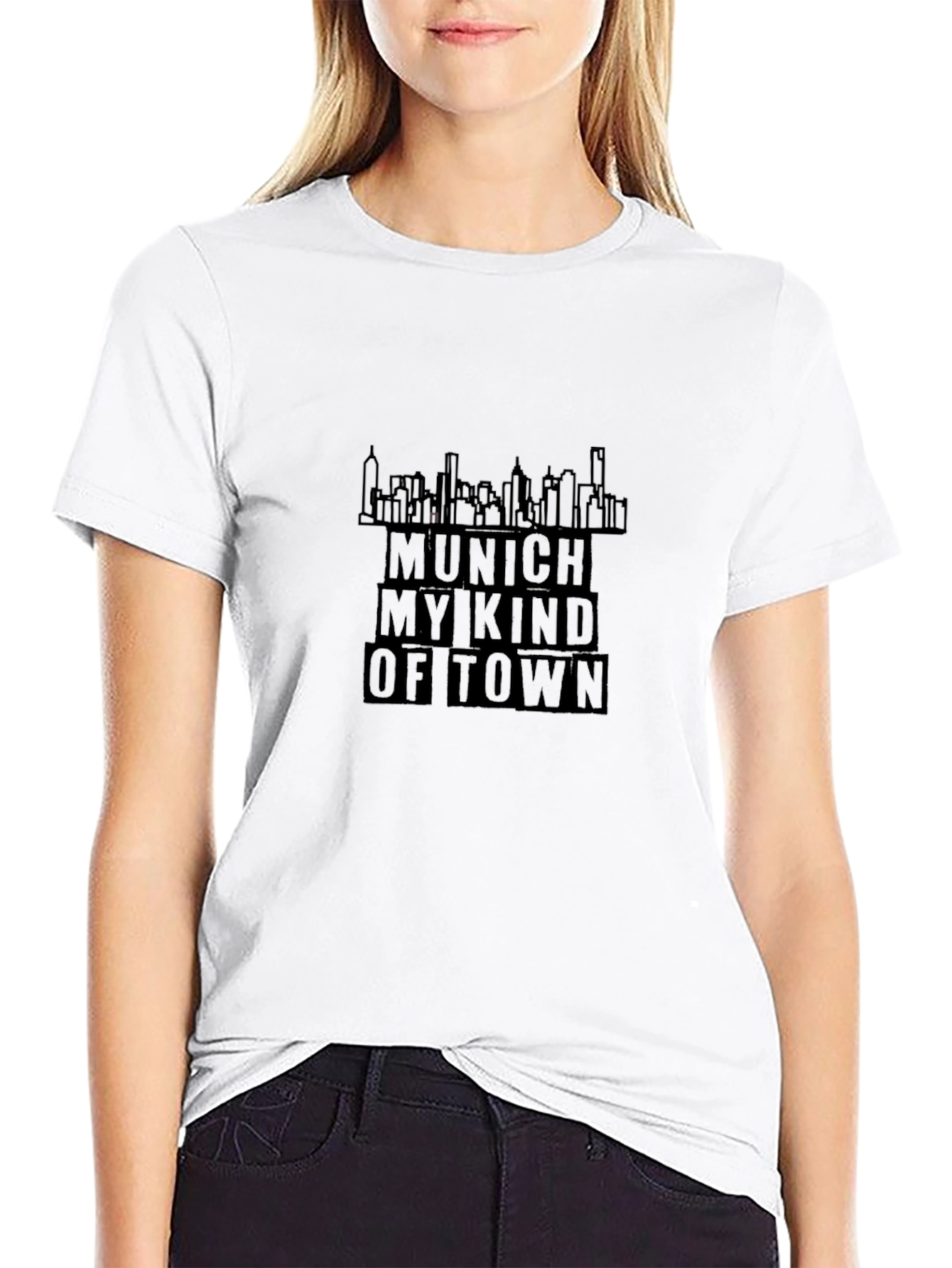 Munich My Kind of Town Black Graphic Tee