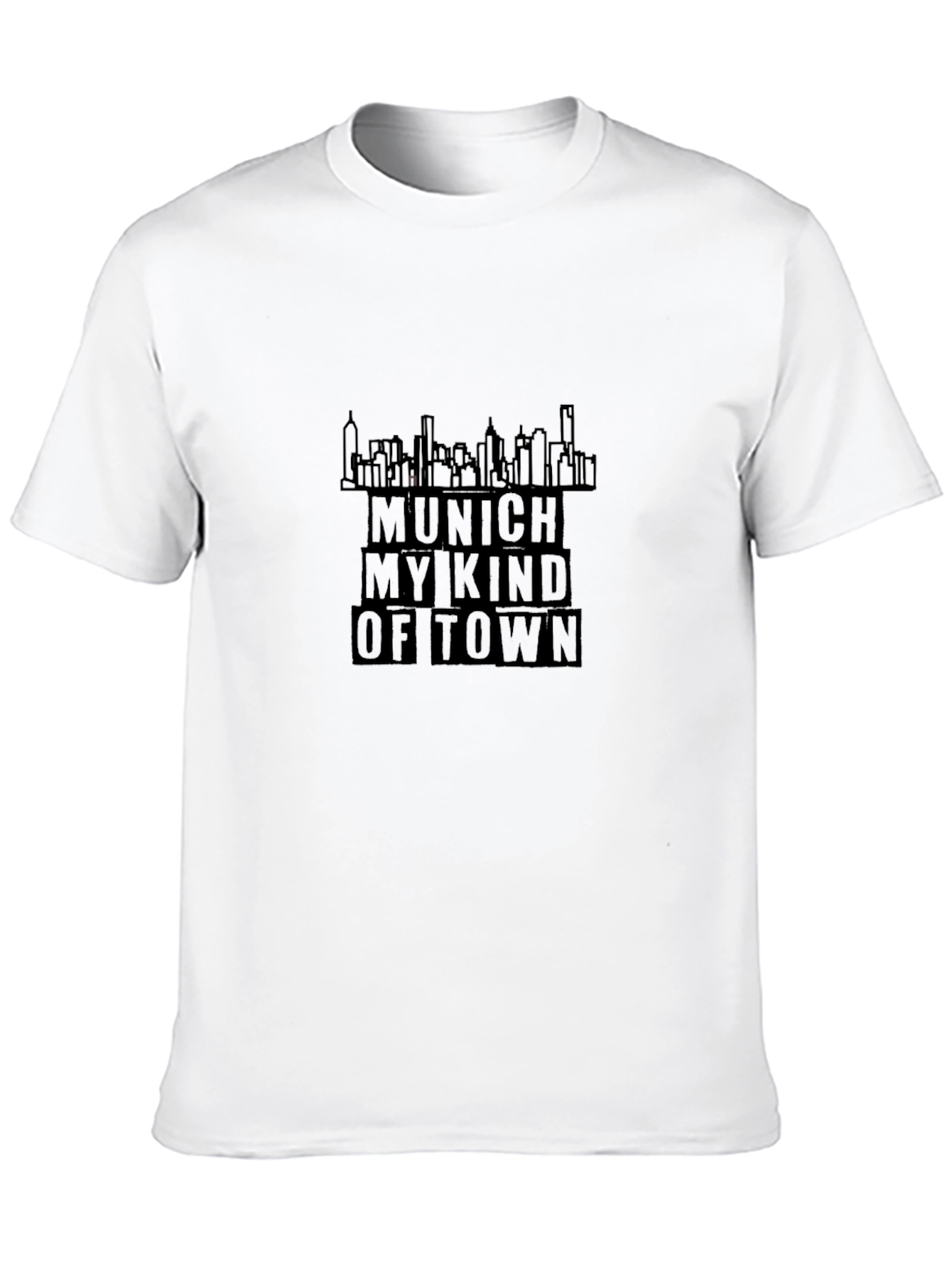 Munich My Kind of Town Black Graphic Tee