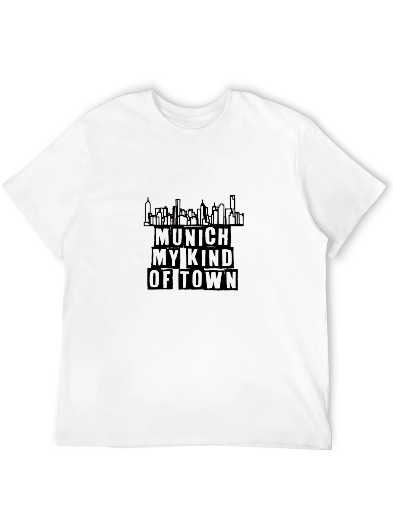 Munich My Kind of Town Black Graphic Tee