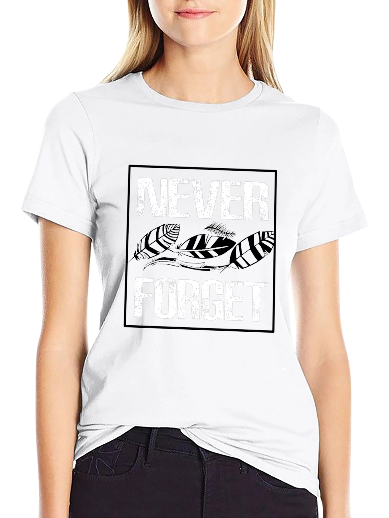 Never Forget Graphic Tee - Black T-Shirt