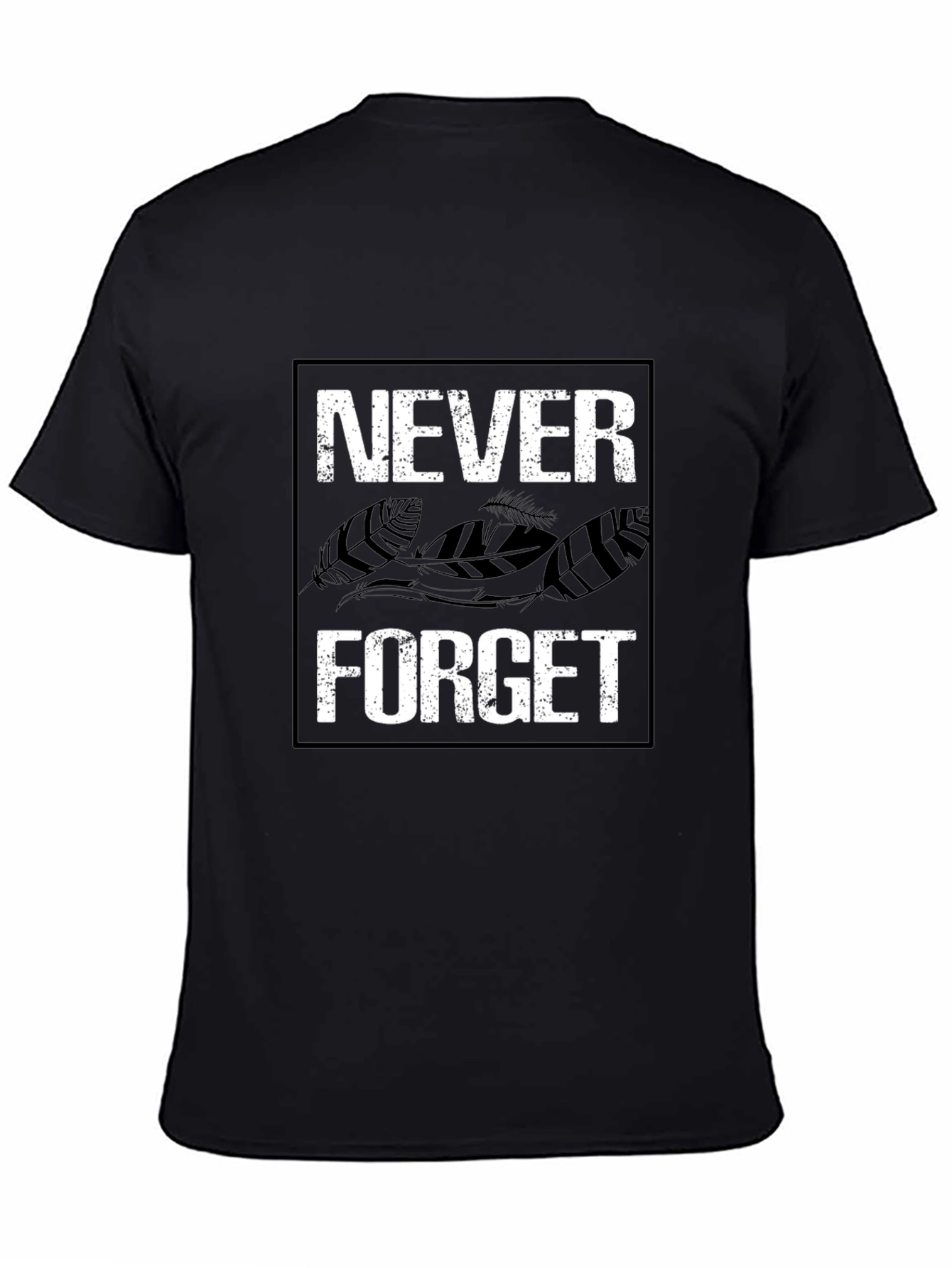 Never Forget Graphic Tee - Black T-Shirt