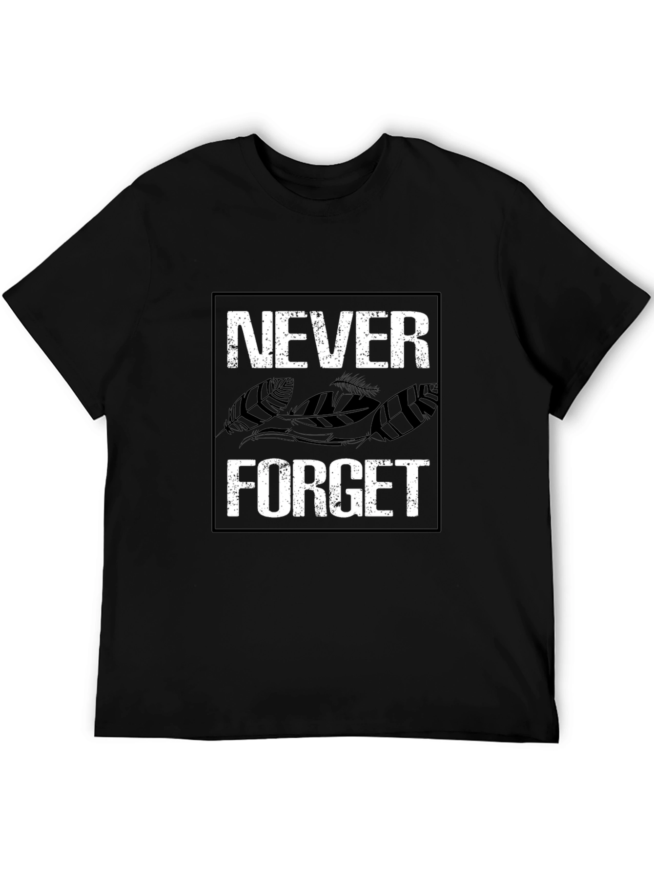 Never Forget Graphic Tee - Black T-Shirt