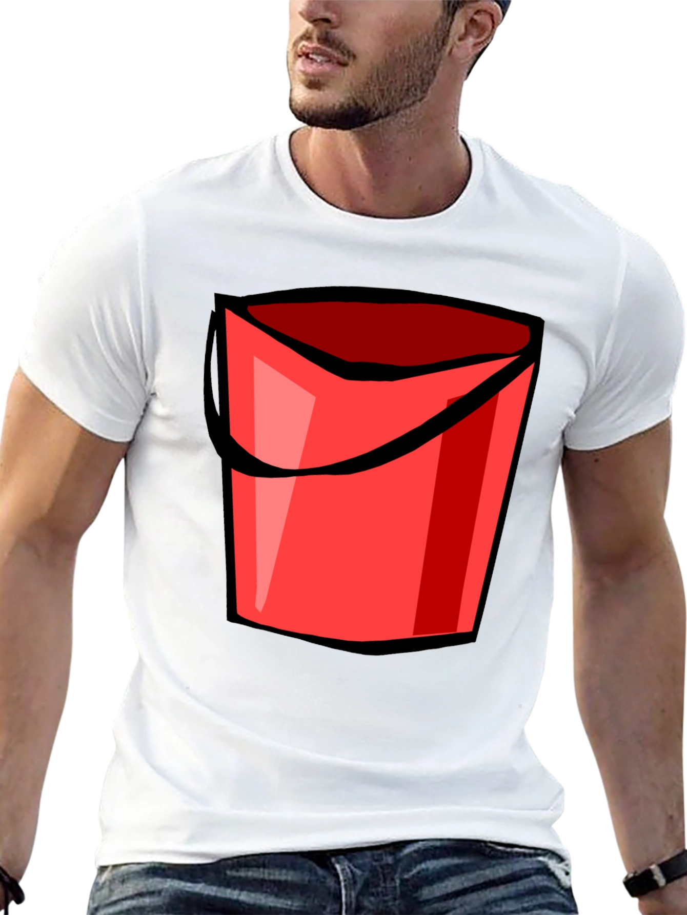 Bucket Graphic Black T-Shirt