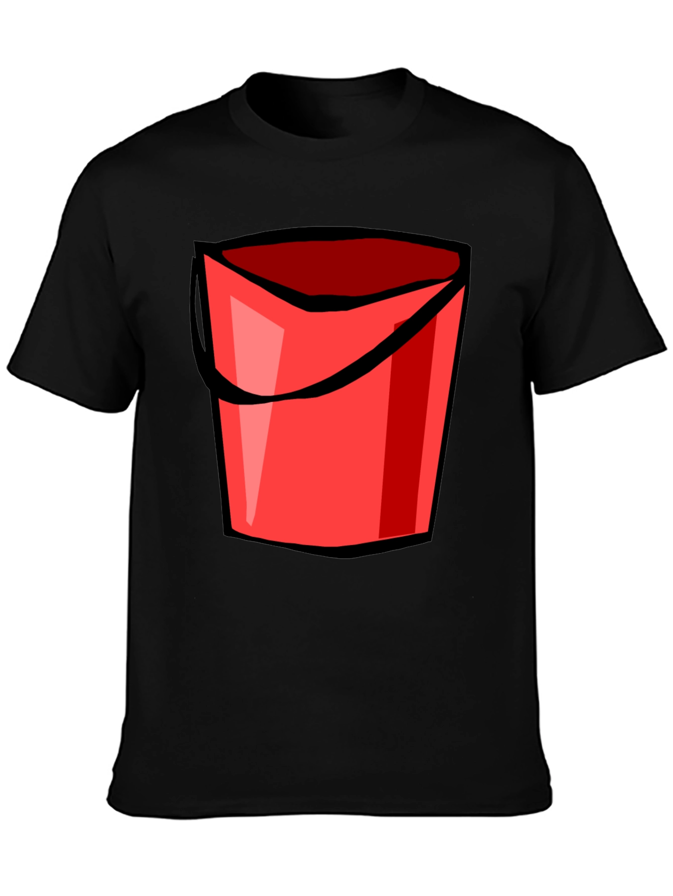 Bucket Graphic Black T-Shirt