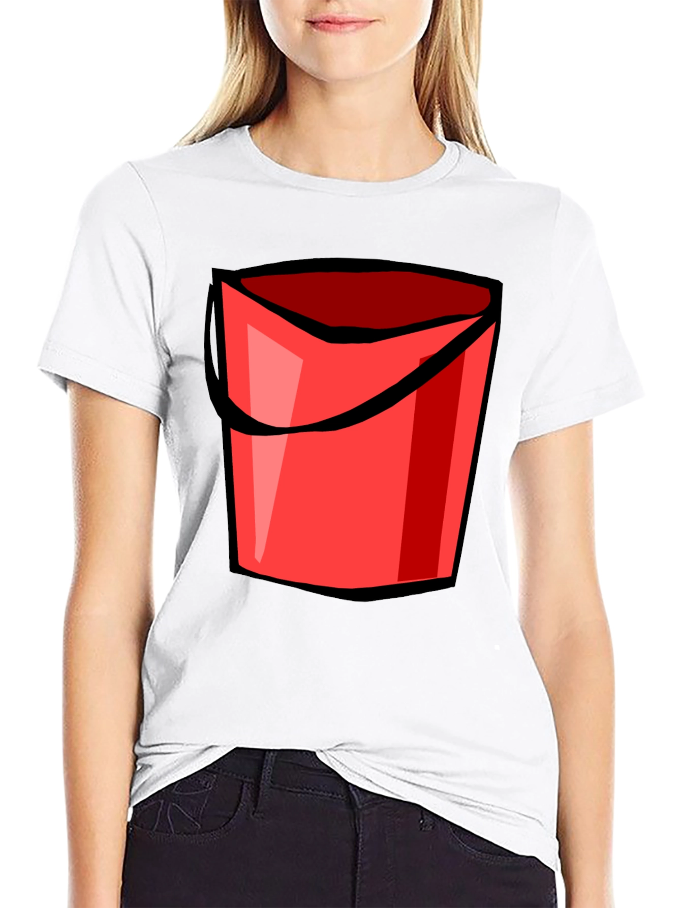 Bucket Graphic Black T-Shirt