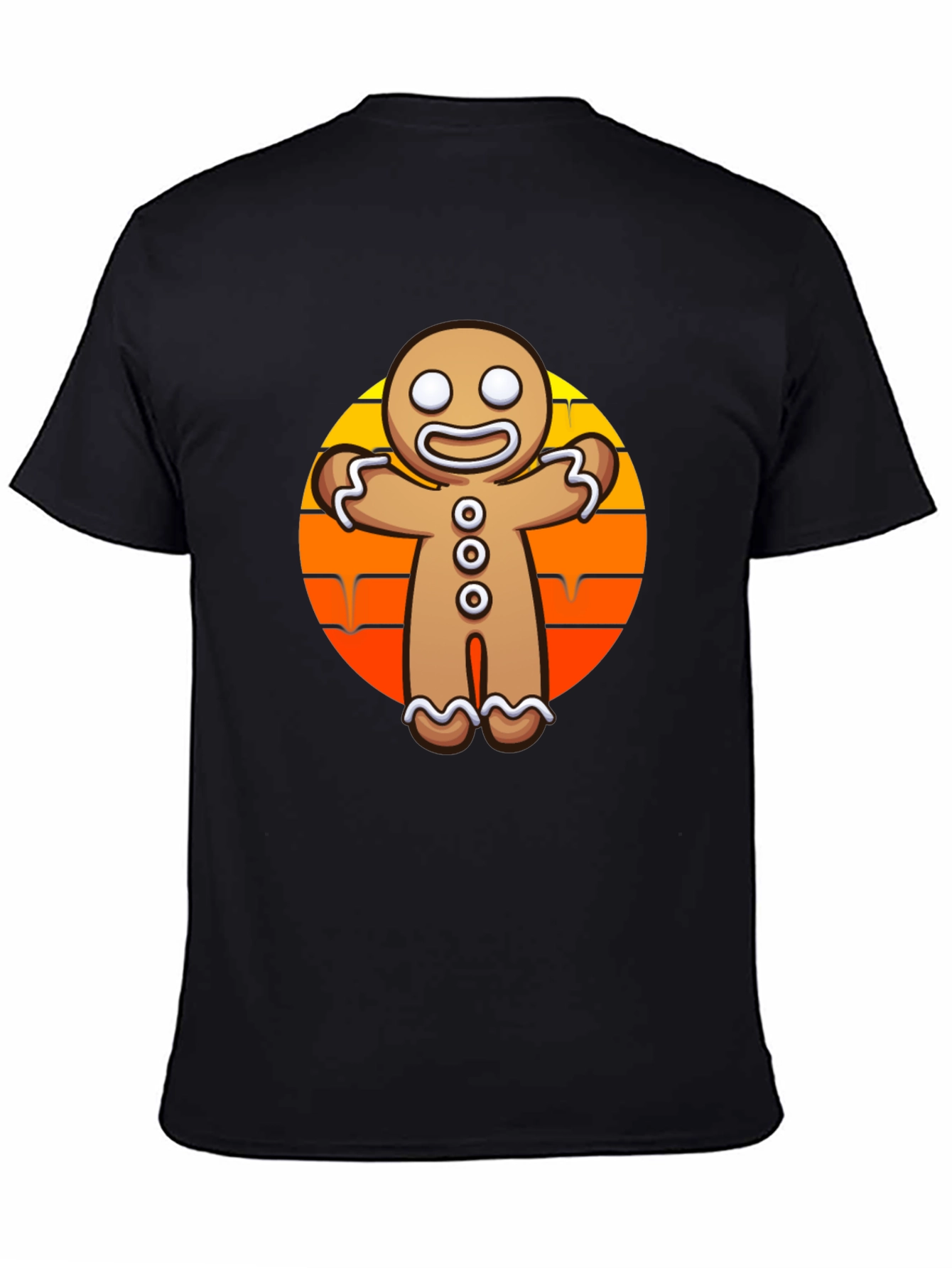 Gingerbread Sunset T-Shirt - Festive Holiday Style