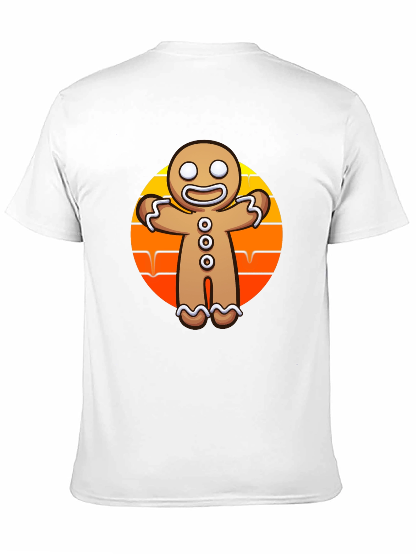 Gingerbread Sunset T-Shirt - Festive Holiday Style