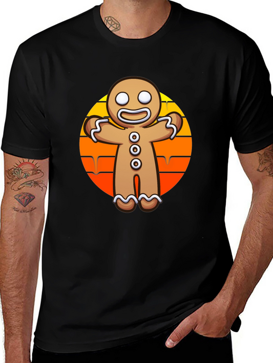 Gingerbread Sunset T-Shirt - Festive Holiday Style